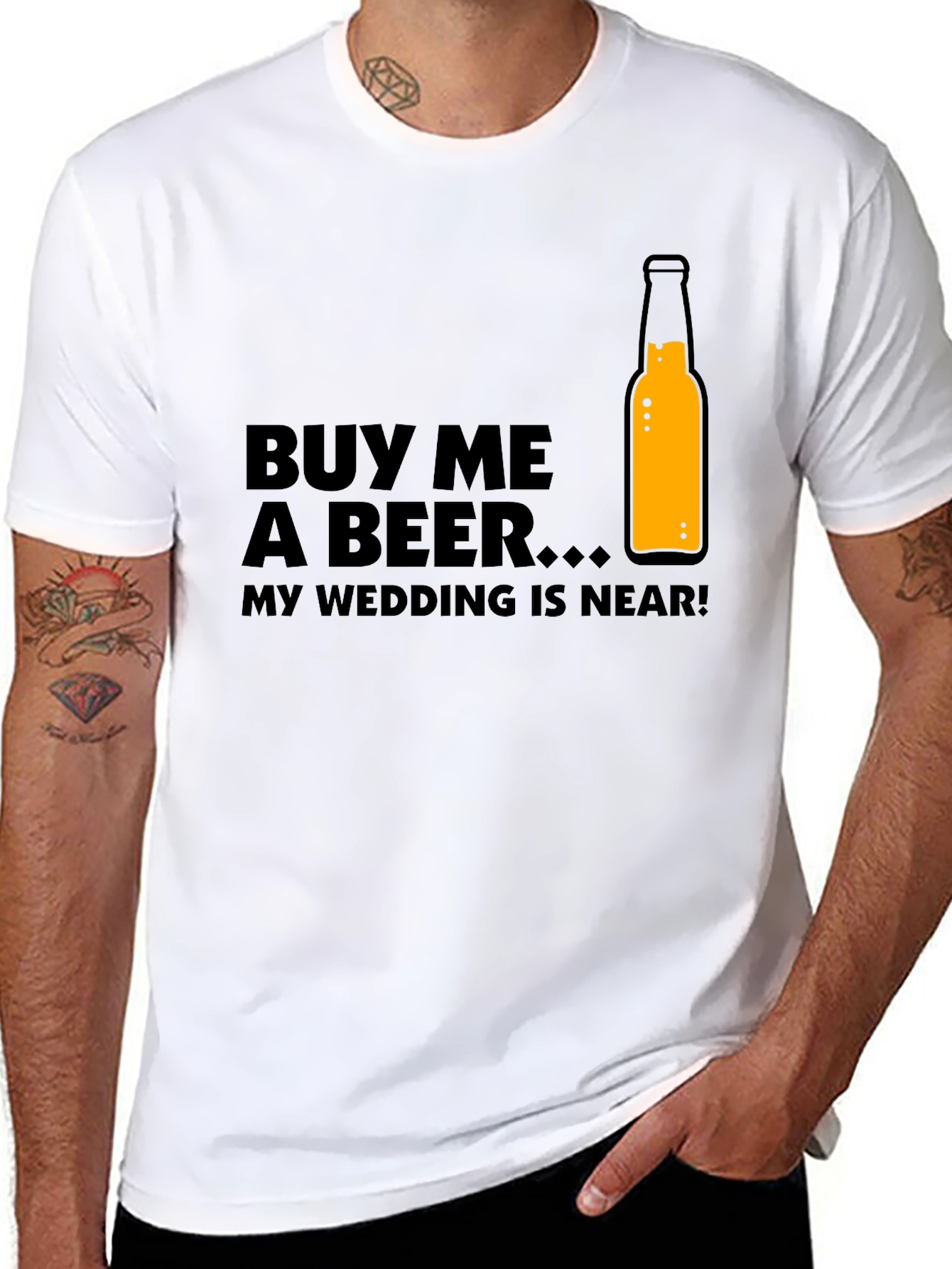 Buy Me A Beer Wedding T-Shirt