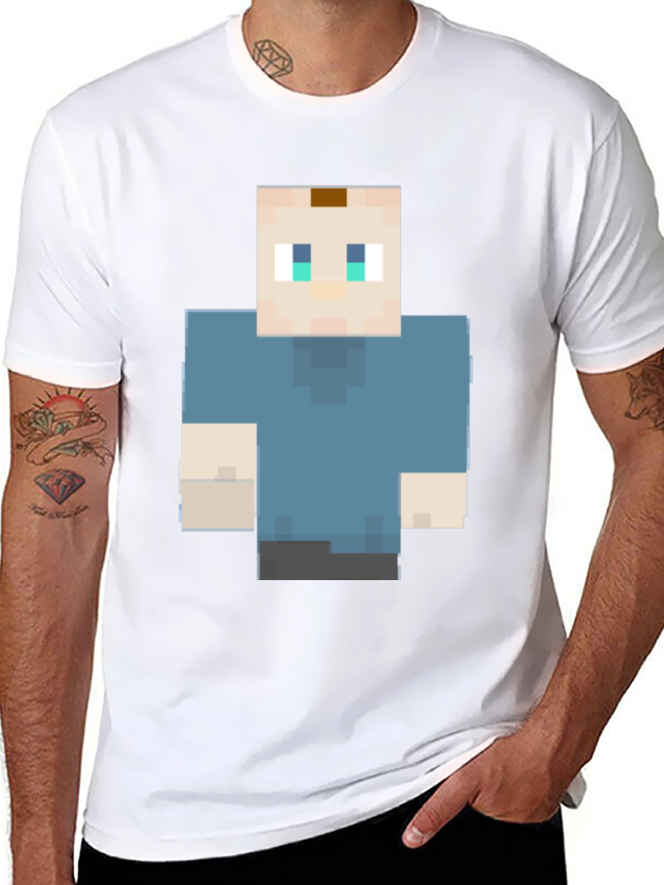 Pixel Character Graphic Tee