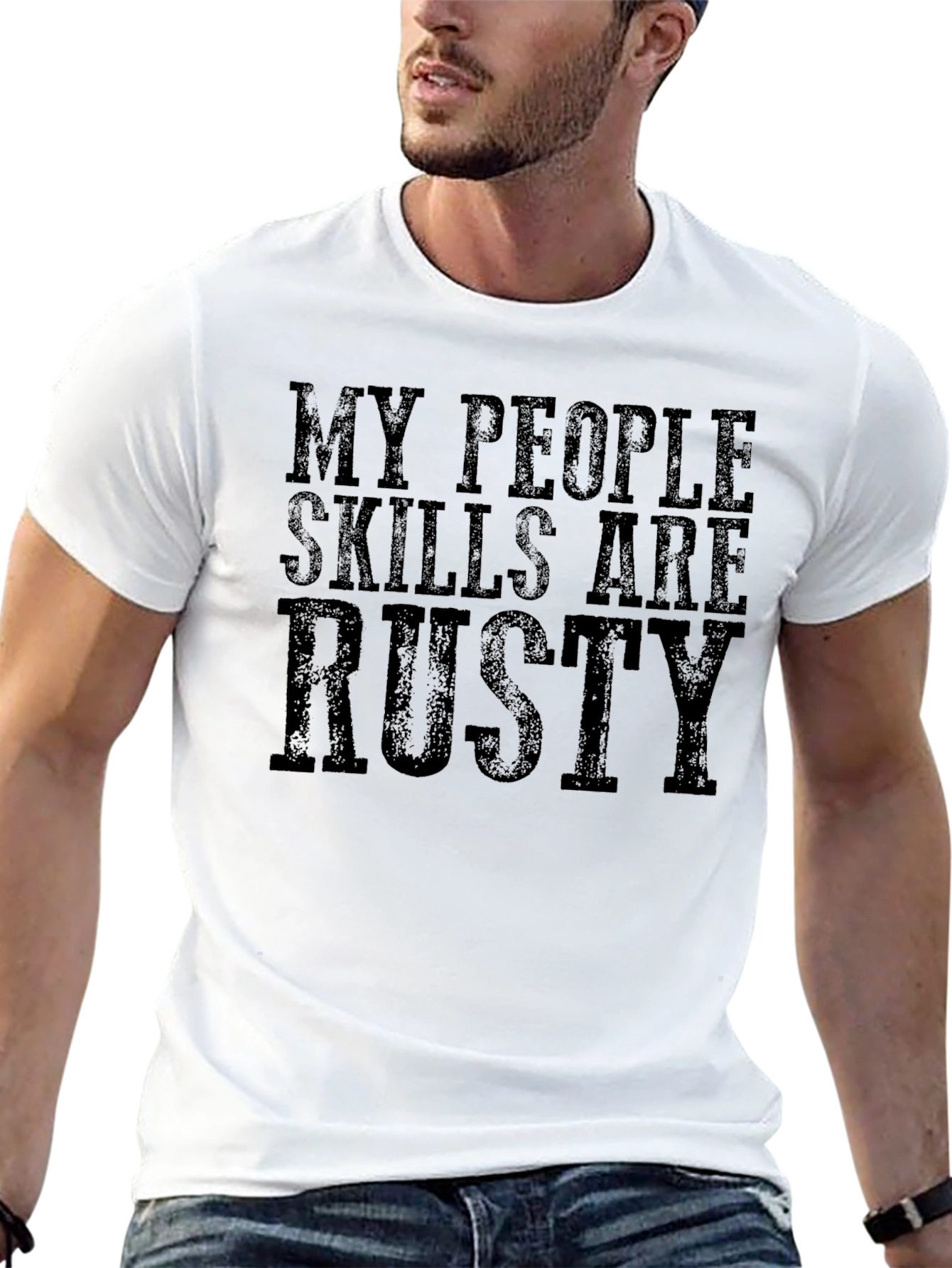 Funny My People Skills Are Rusty Graphic Tee