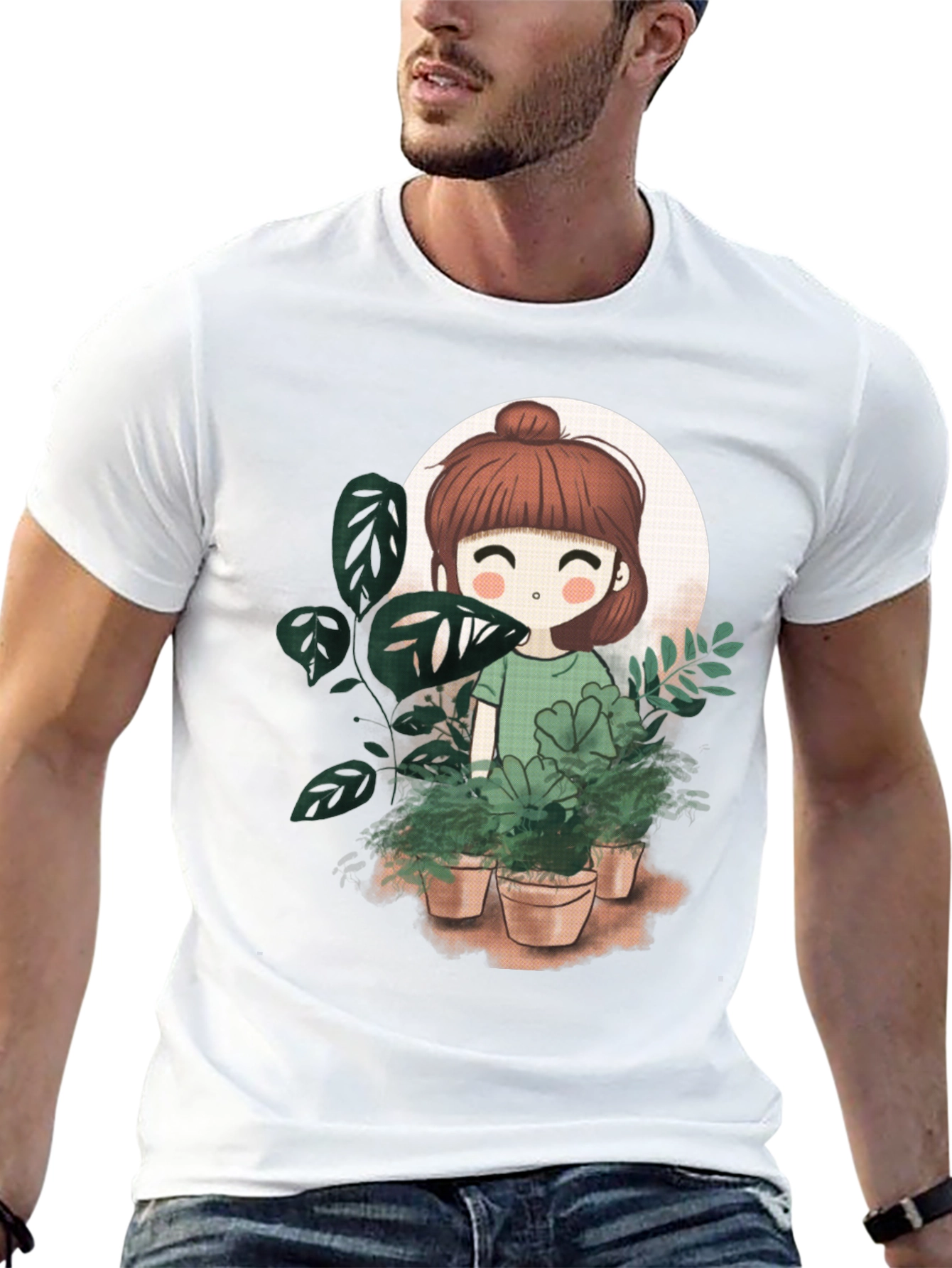 Cute Plant Girl T-Shirt