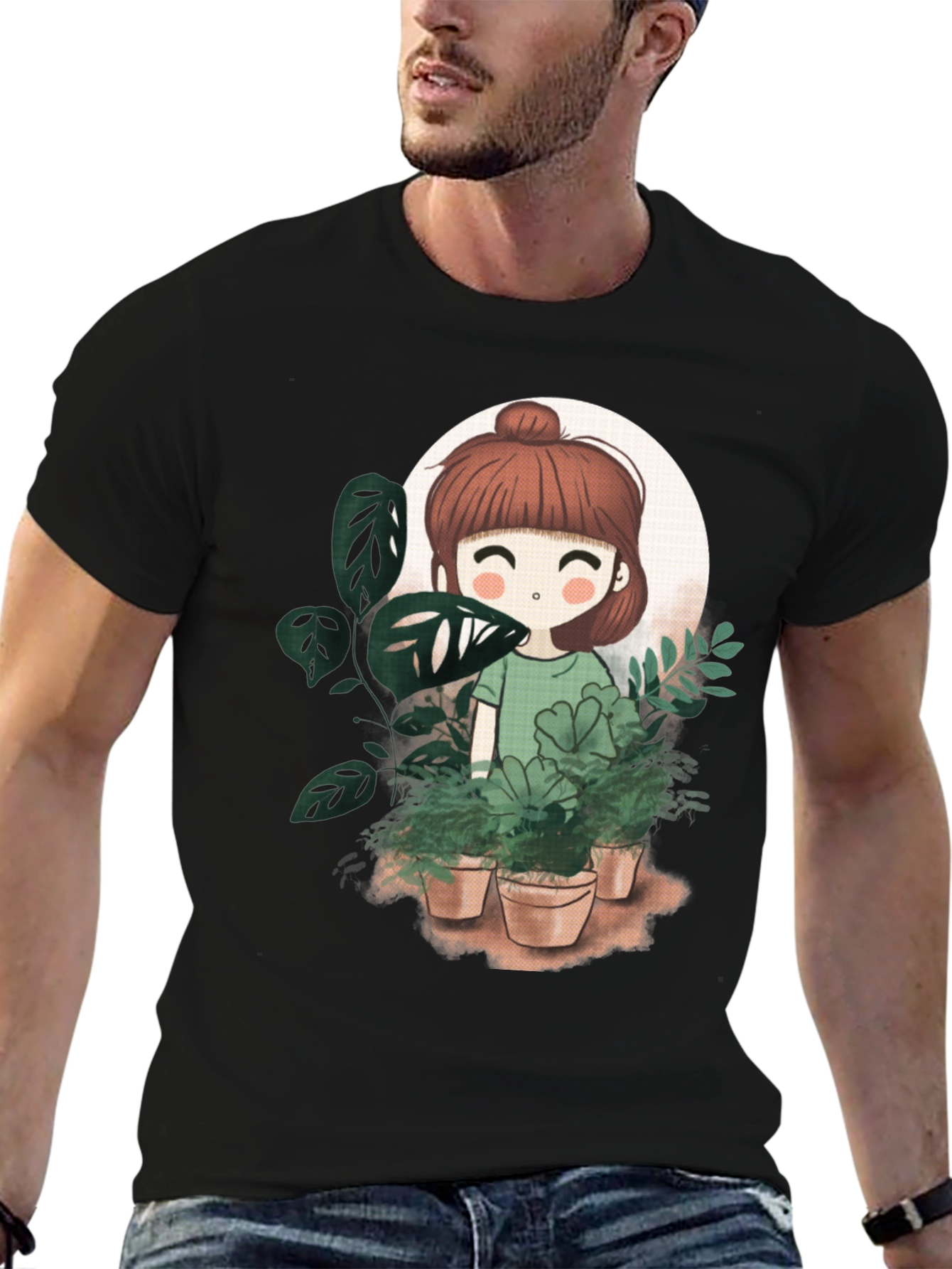 Cute Plant Girl T-Shirt