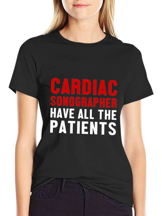 Cardiac Sonographer Novelty Graphic Tee