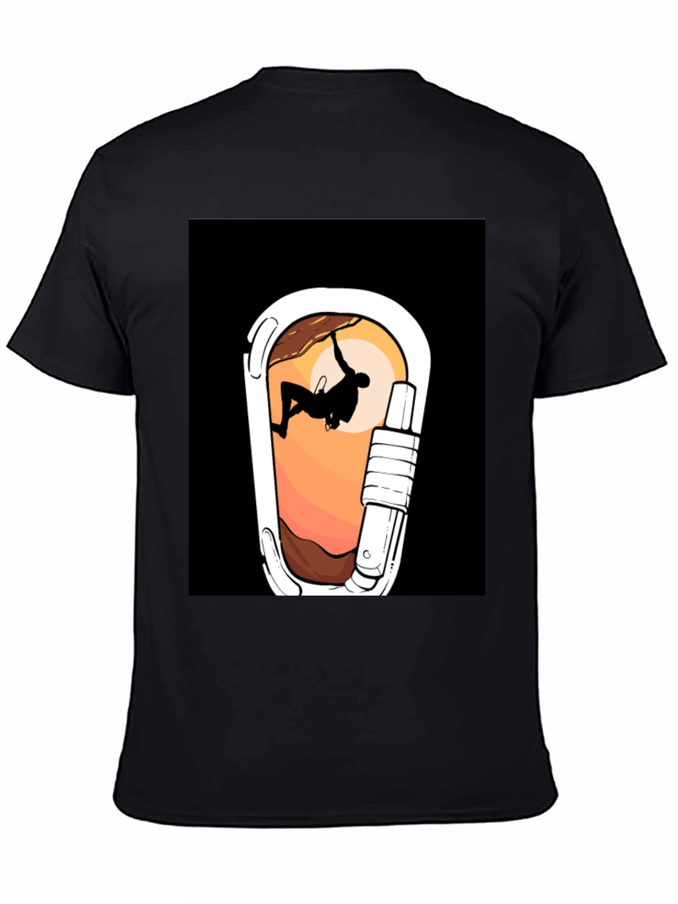 Climbing Carabiner Graphic Tee - Adventure Ready!