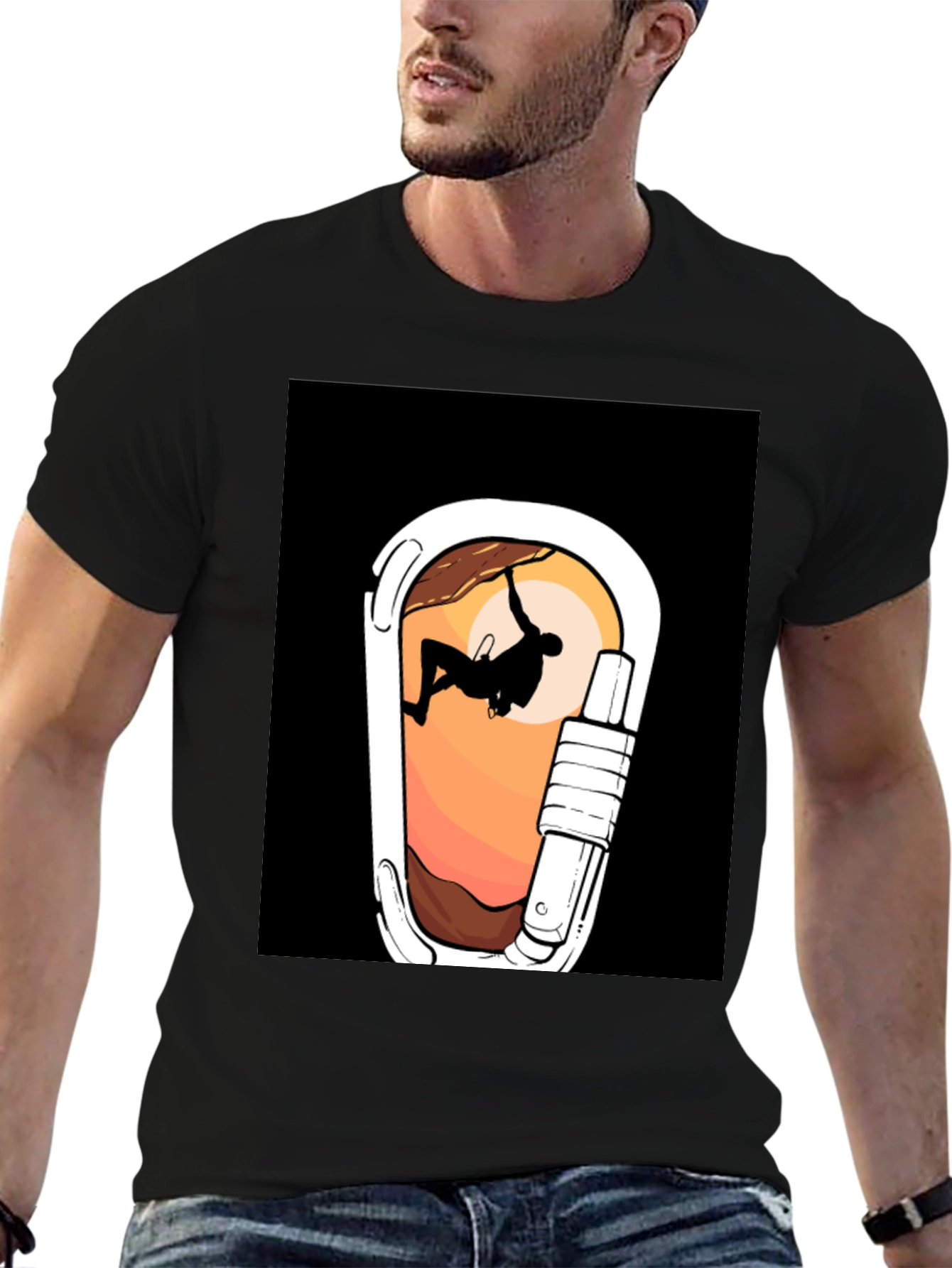 Climbing Carabiner Graphic Tee - Adventure Ready!