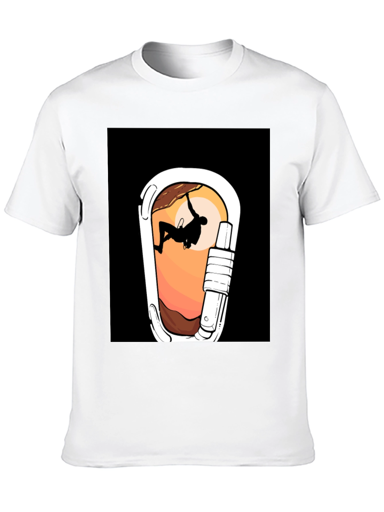 Climbing Carabiner Graphic Tee - Adventure Ready!