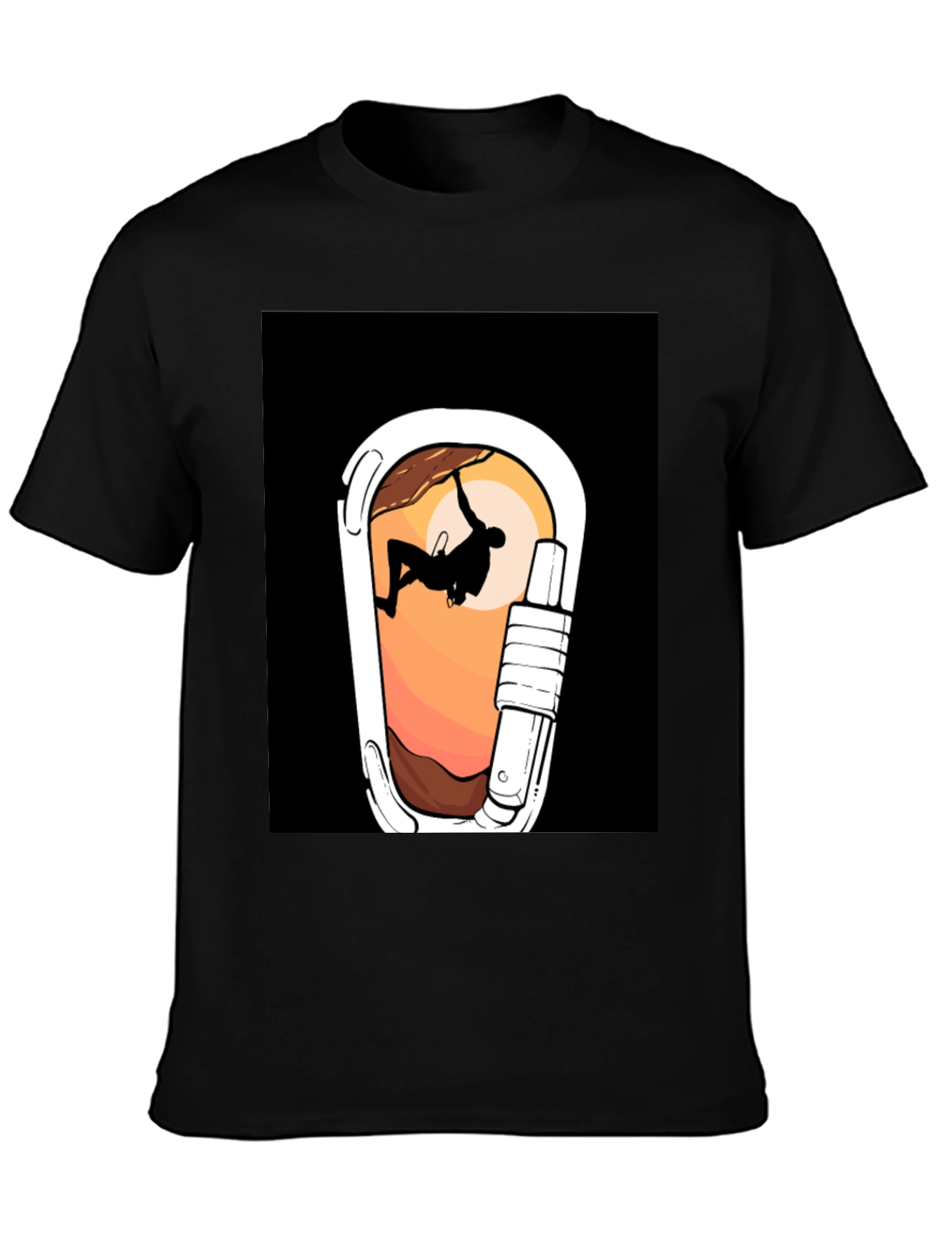 Climbing Carabiner Graphic Tee - Adventure Ready!