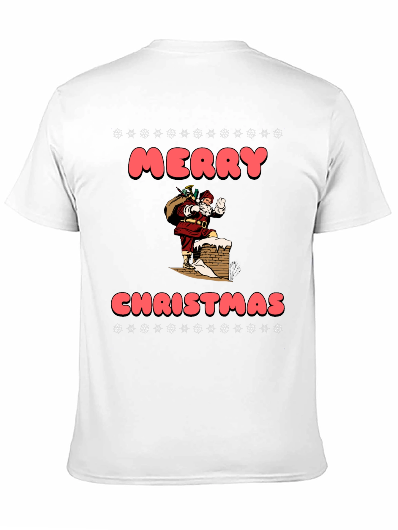Merry Christmas Santa Chimney T-Shirt