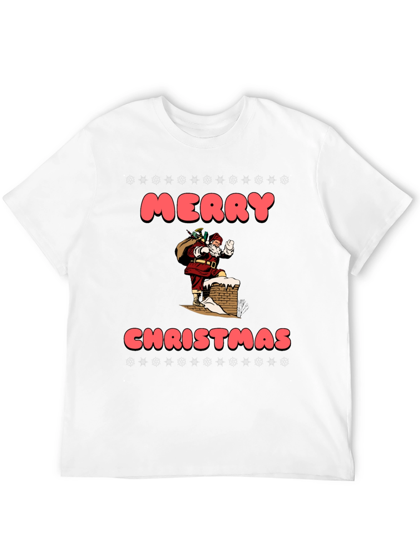 Merry Christmas Santa Chimney T-Shirt