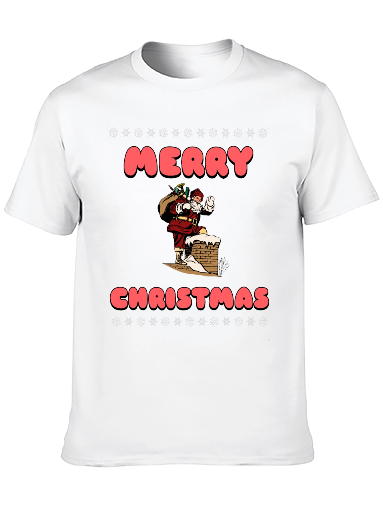 Merry Christmas Santa Chimney T-Shirt