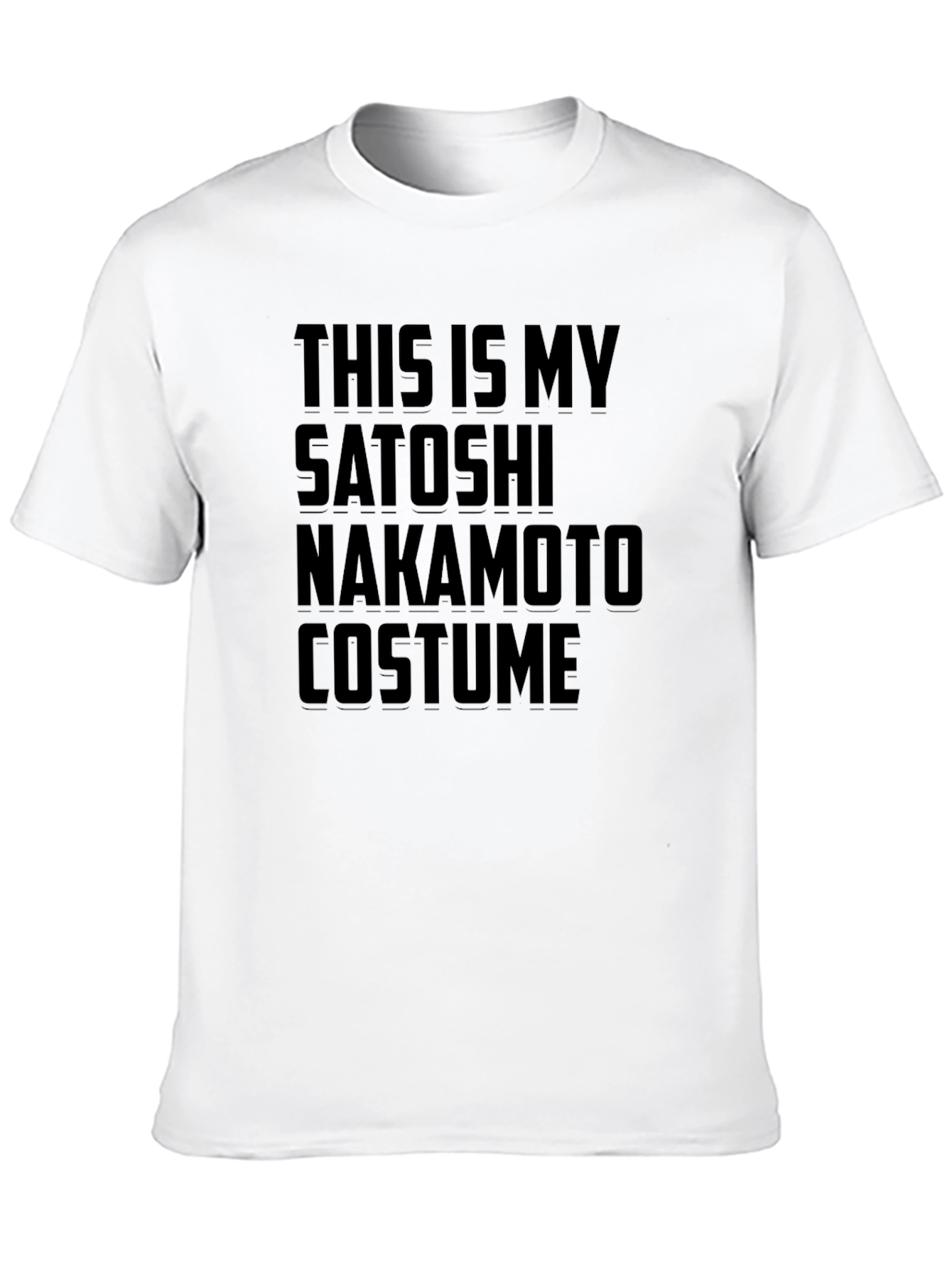 Satoshi Nakamoto Costume T-Shirt - Crypto Halloween Tee