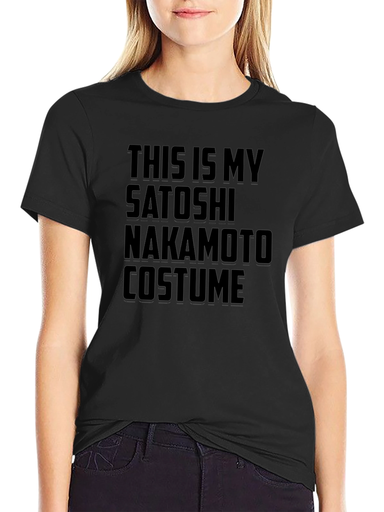 Satoshi Nakamoto Costume T-Shirt - Crypto Halloween Tee