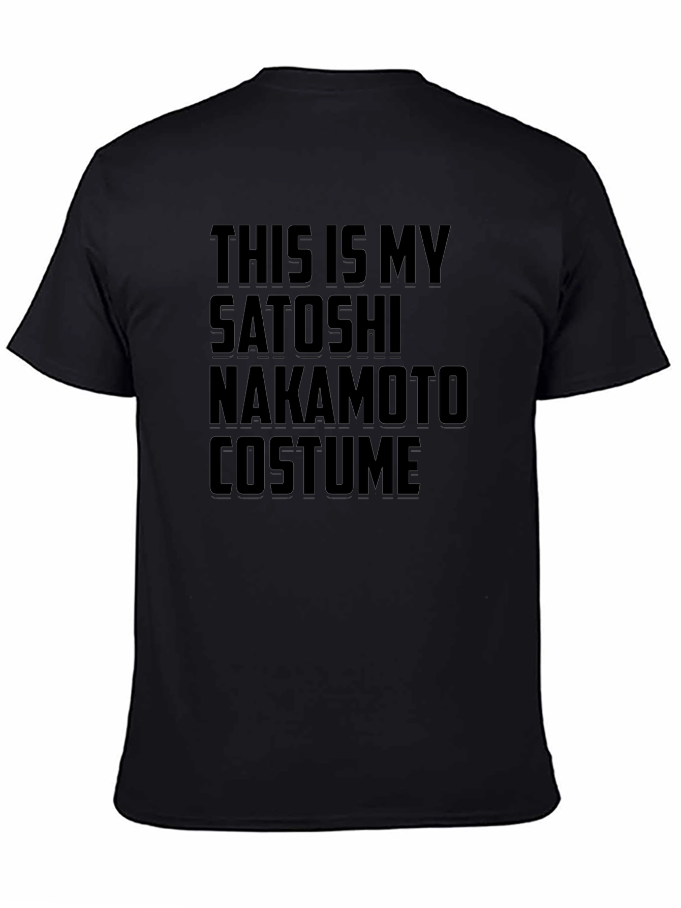 Satoshi Nakamoto Costume T-Shirt - Crypto Halloween Tee