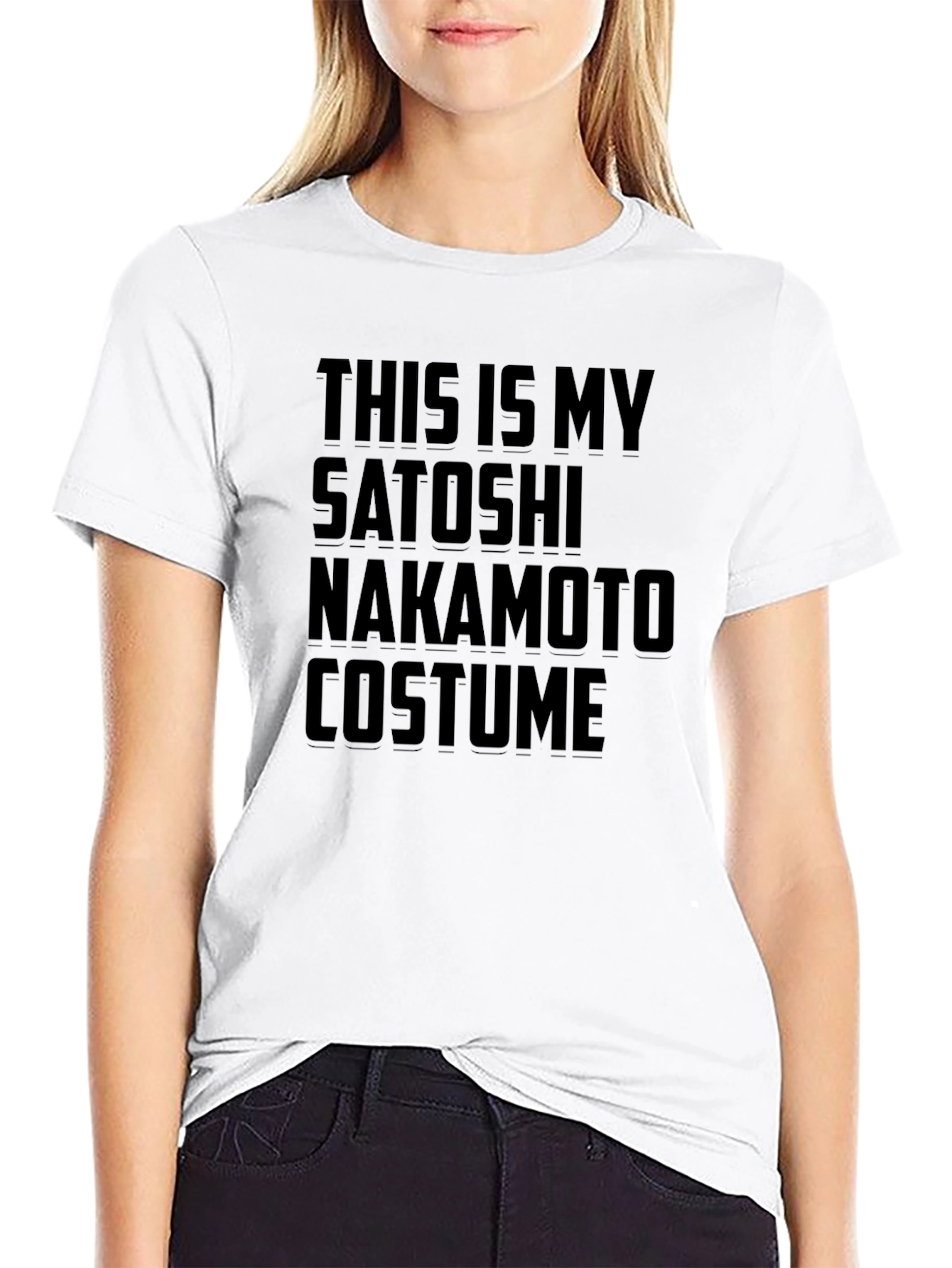 Satoshi Nakamoto Costume T-Shirt - Crypto Halloween Tee