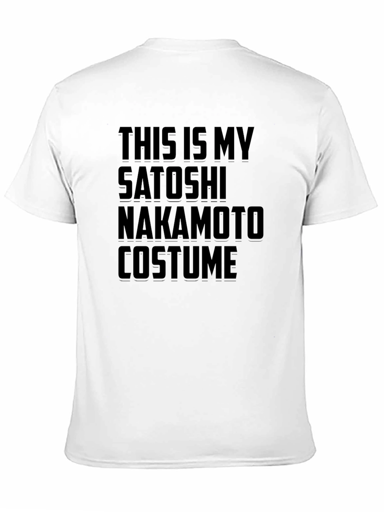 Satoshi Nakamoto Costume T-Shirt - Crypto Halloween Tee