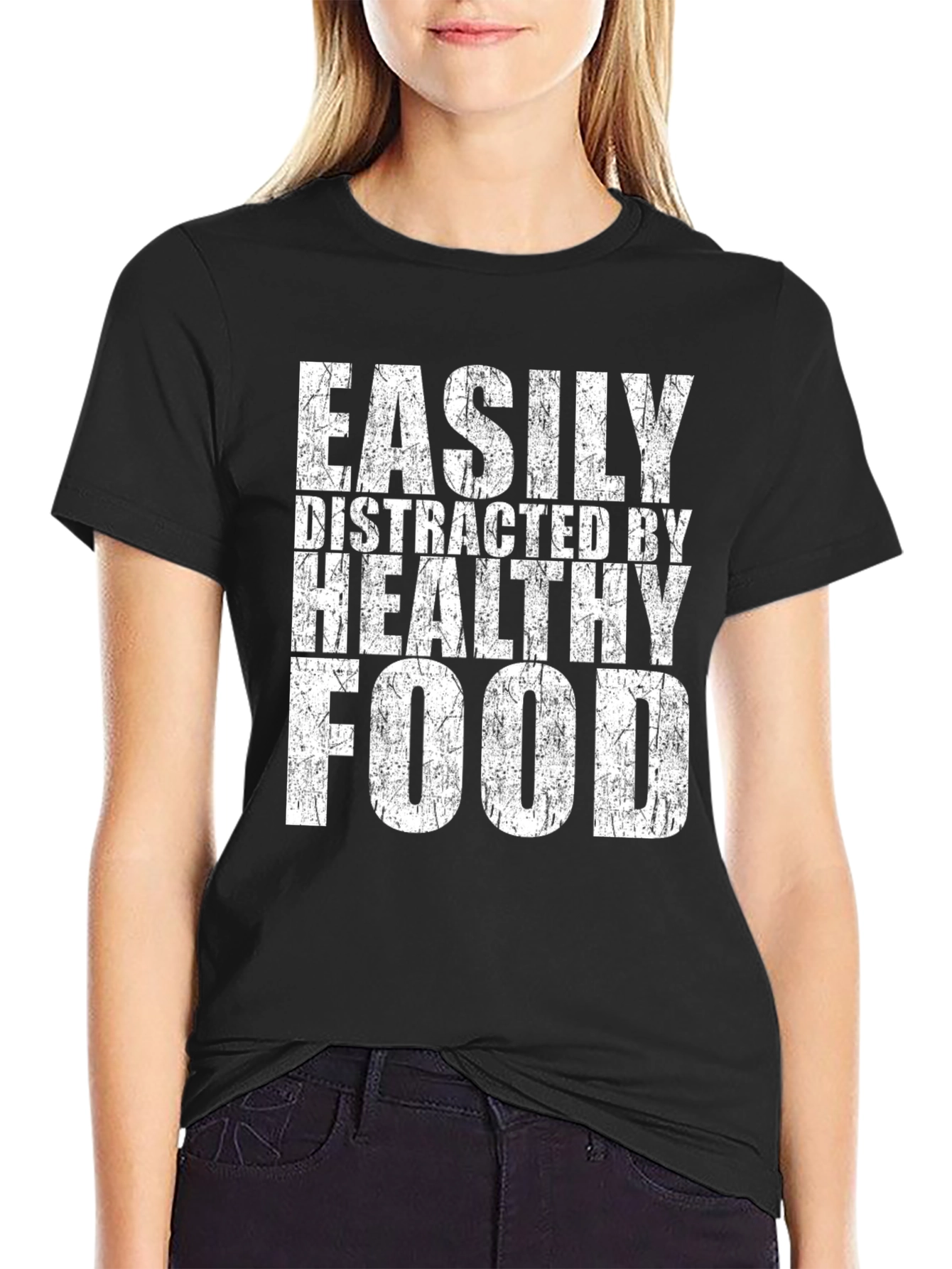 Easily Distracted By Healthy Food T-Shirt