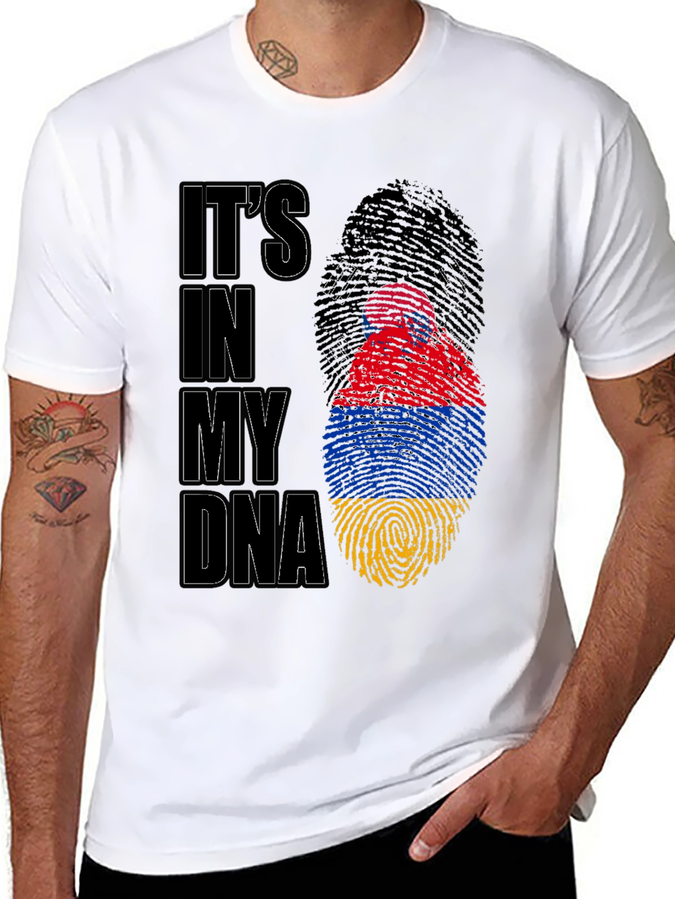 Its In My DNA Armenia Flag T-Shirt