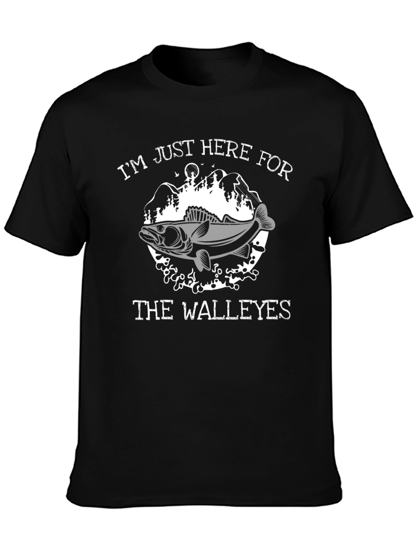 Walleye Fishing Graphic T-Shirt - Fisherman Apparel