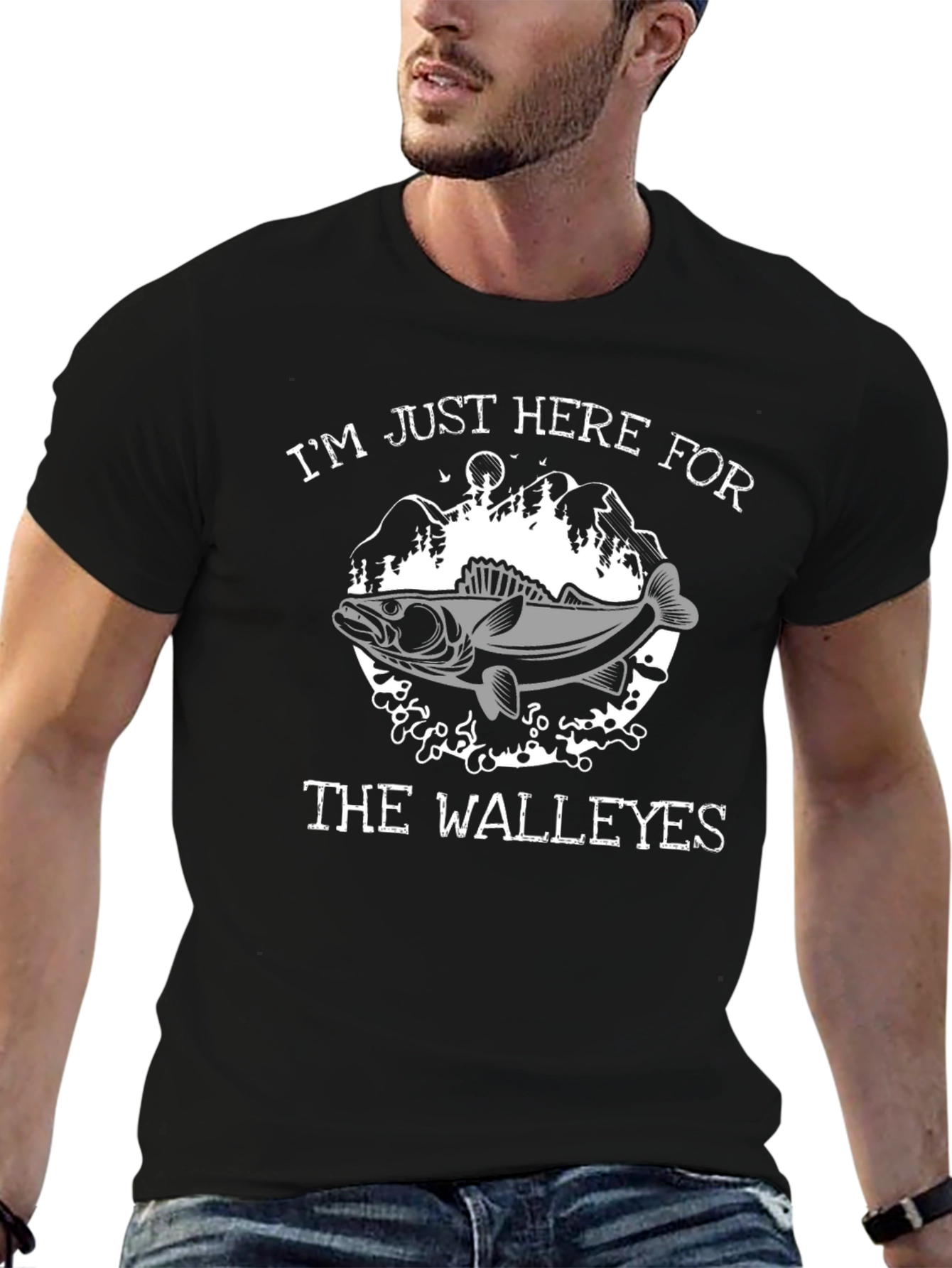 Walleye Fishing Graphic T-Shirt - Fisherman Apparel