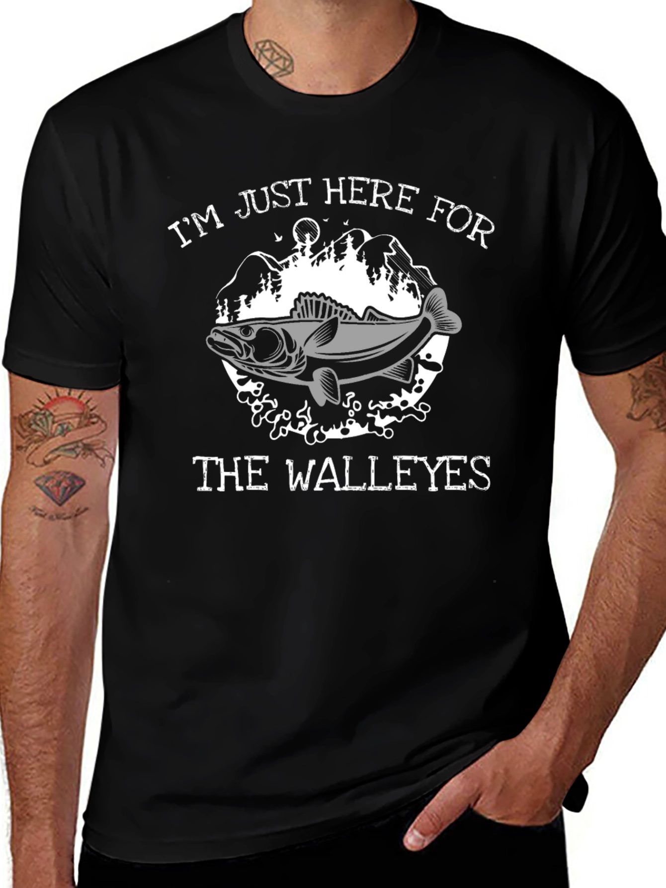 Walleye Fishing Graphic T-Shirt - Fisherman Apparel