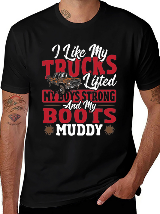 I Like My Trucks Lifted Graphic Tee