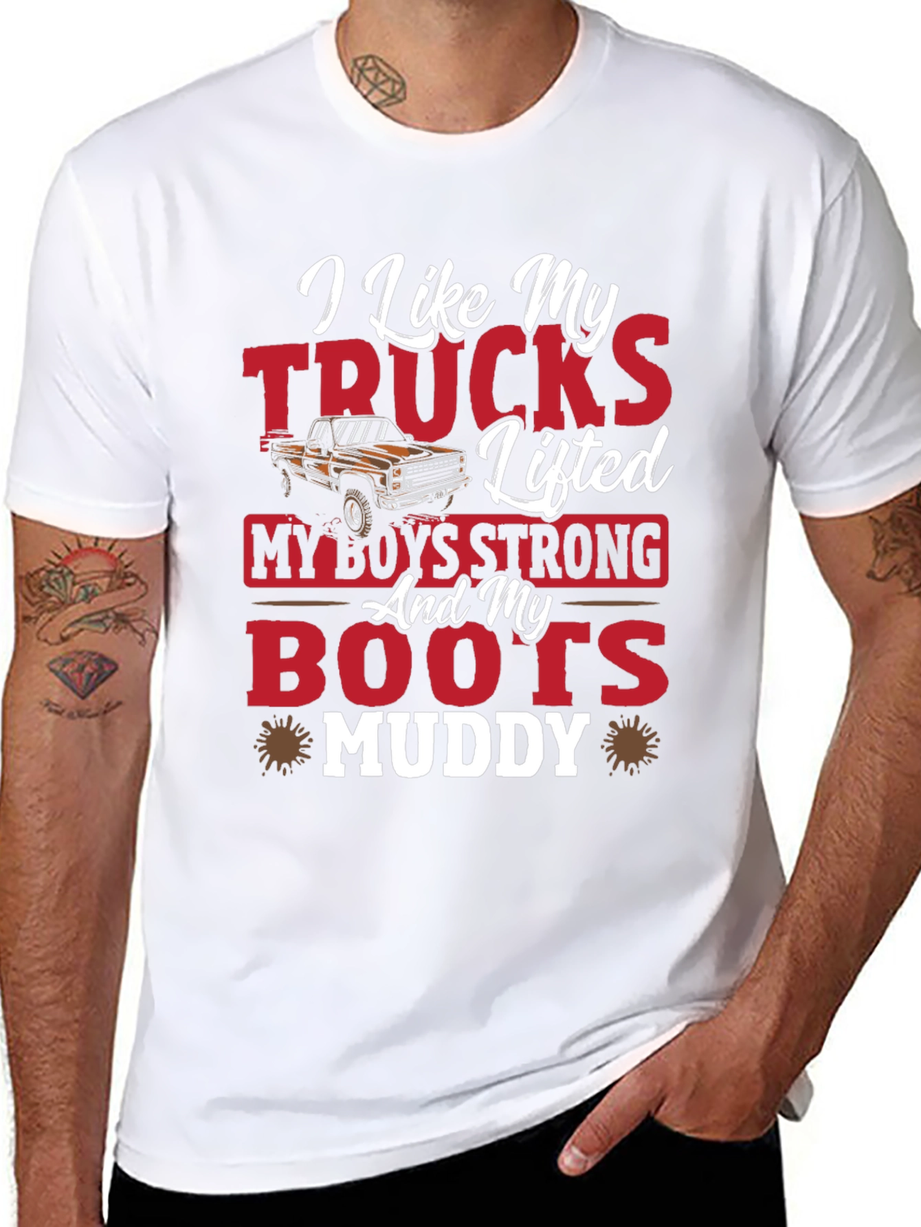 I Like My Trucks Lifted Graphic Tee