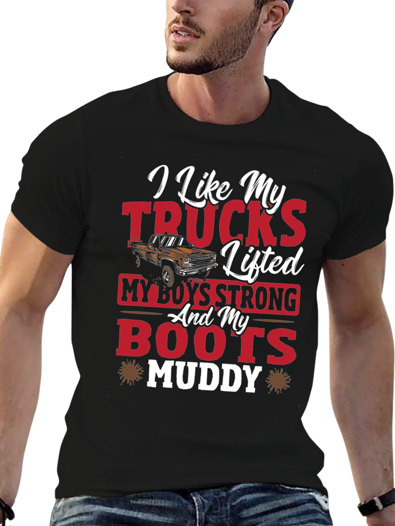 I Like My Trucks Lifted Graphic Tee