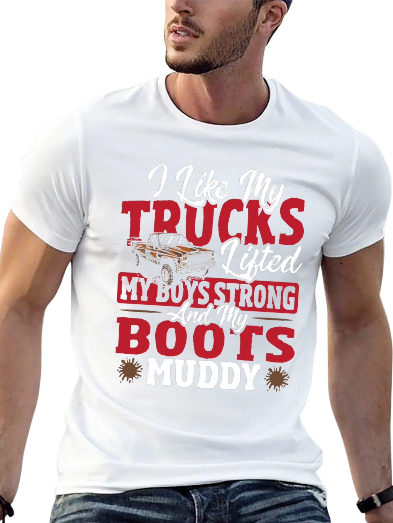 I Like My Trucks Lifted Graphic Tee