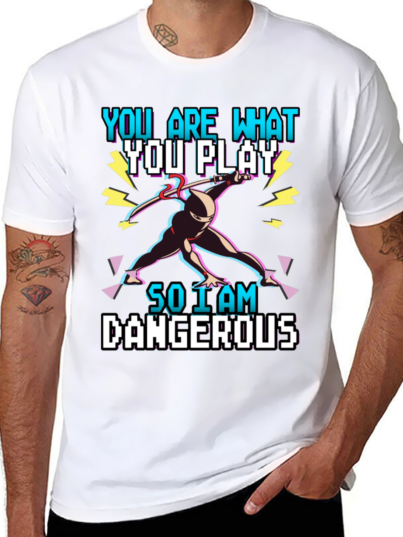 You Are What You Play T-Shirt - Gamer Ninja