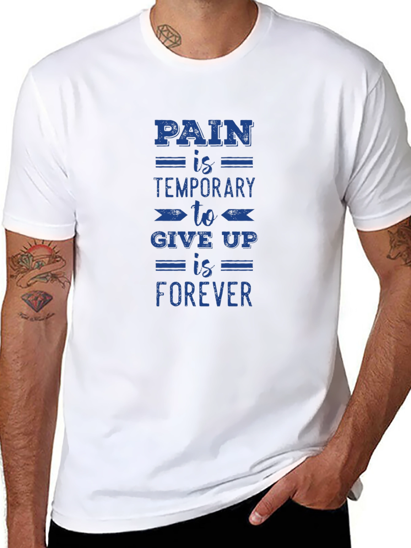 Motivational T-Shirt - Pain is Temporary