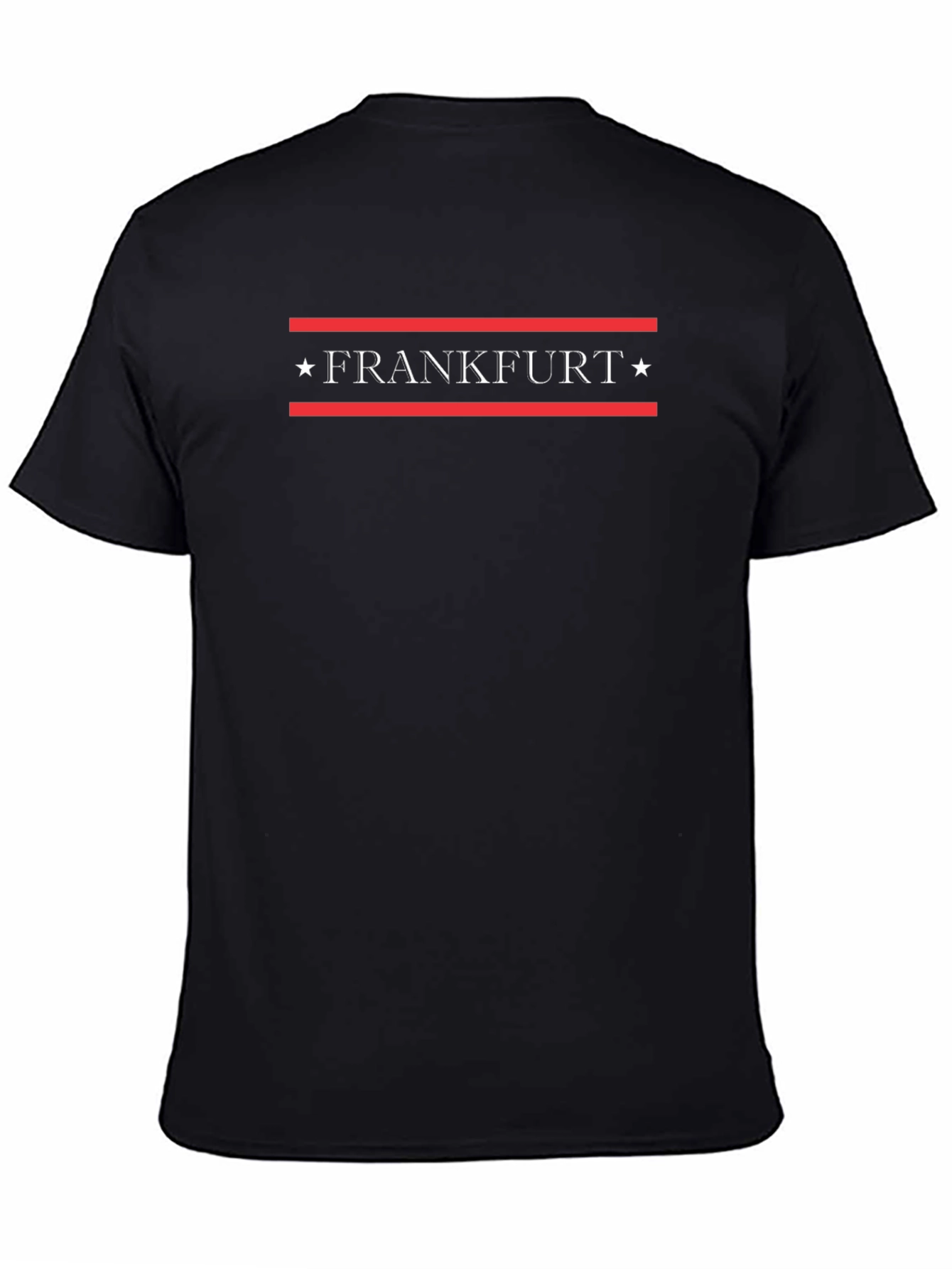 Frankfurt Graphic Tee - Modern Striped Design