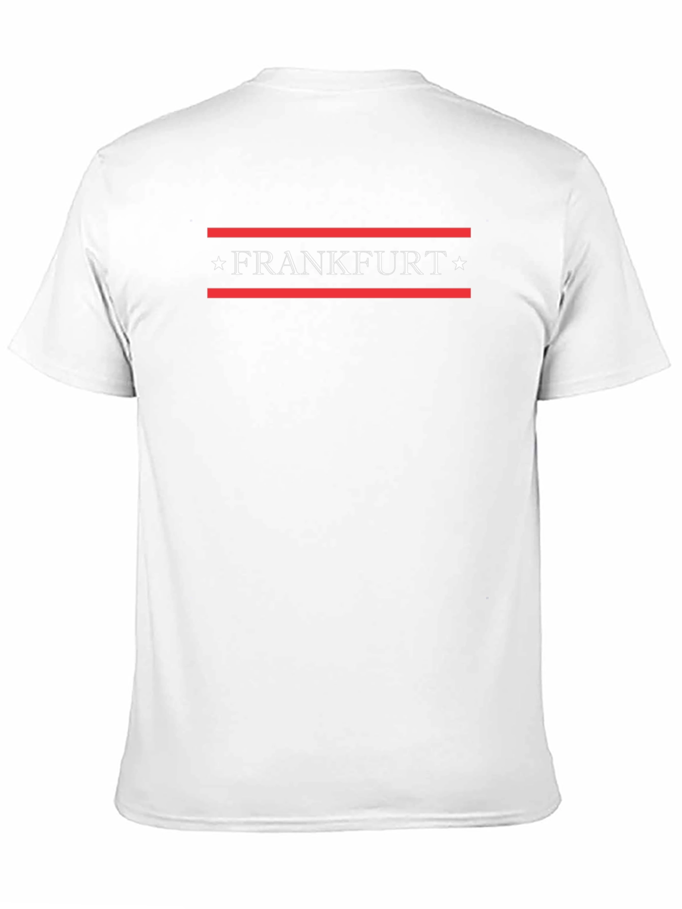 Frankfurt Graphic Tee - Modern Striped Design