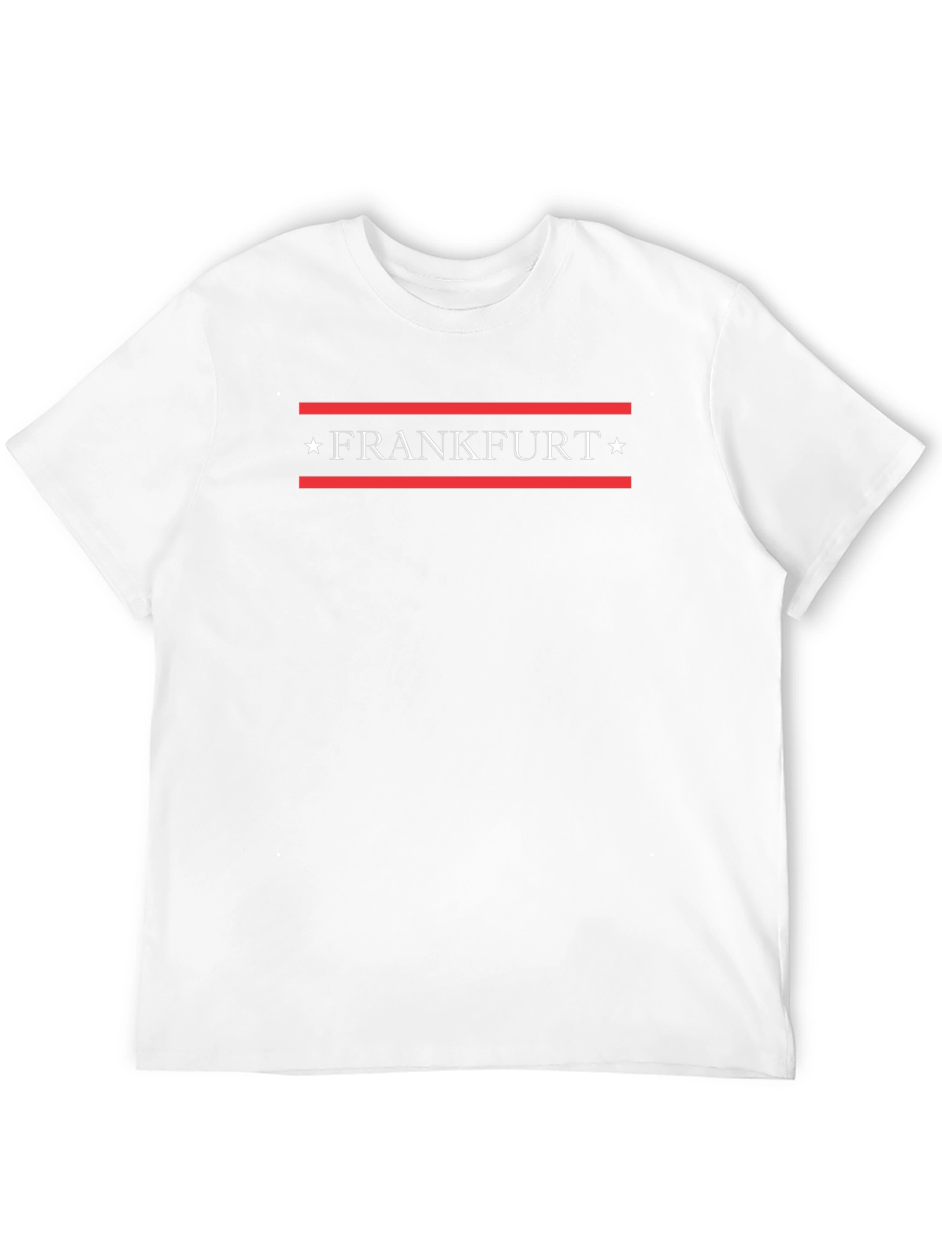 Frankfurt Graphic Tee - Modern Striped Design
