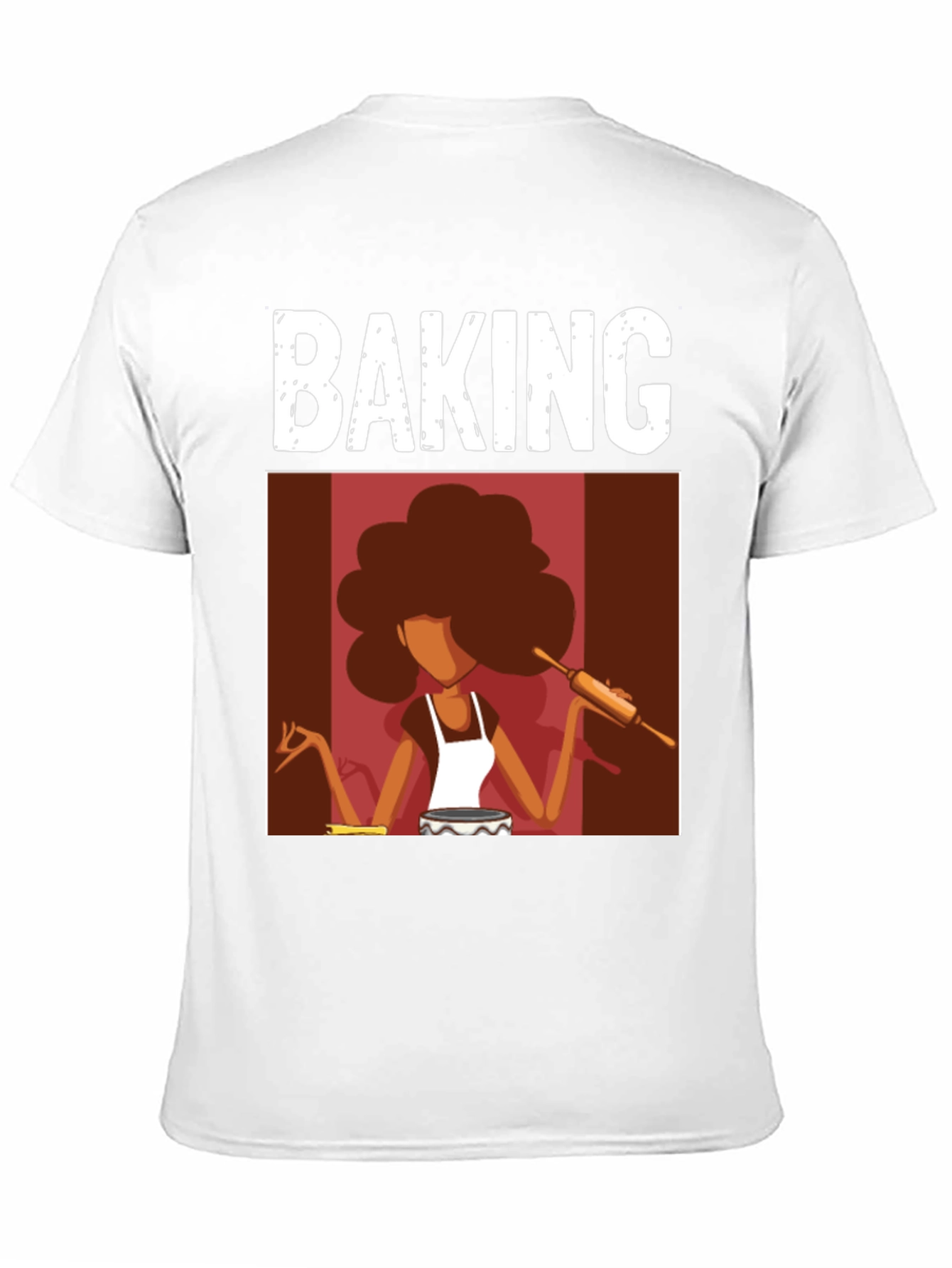 Baking T-Shirt - Afro Baker Design