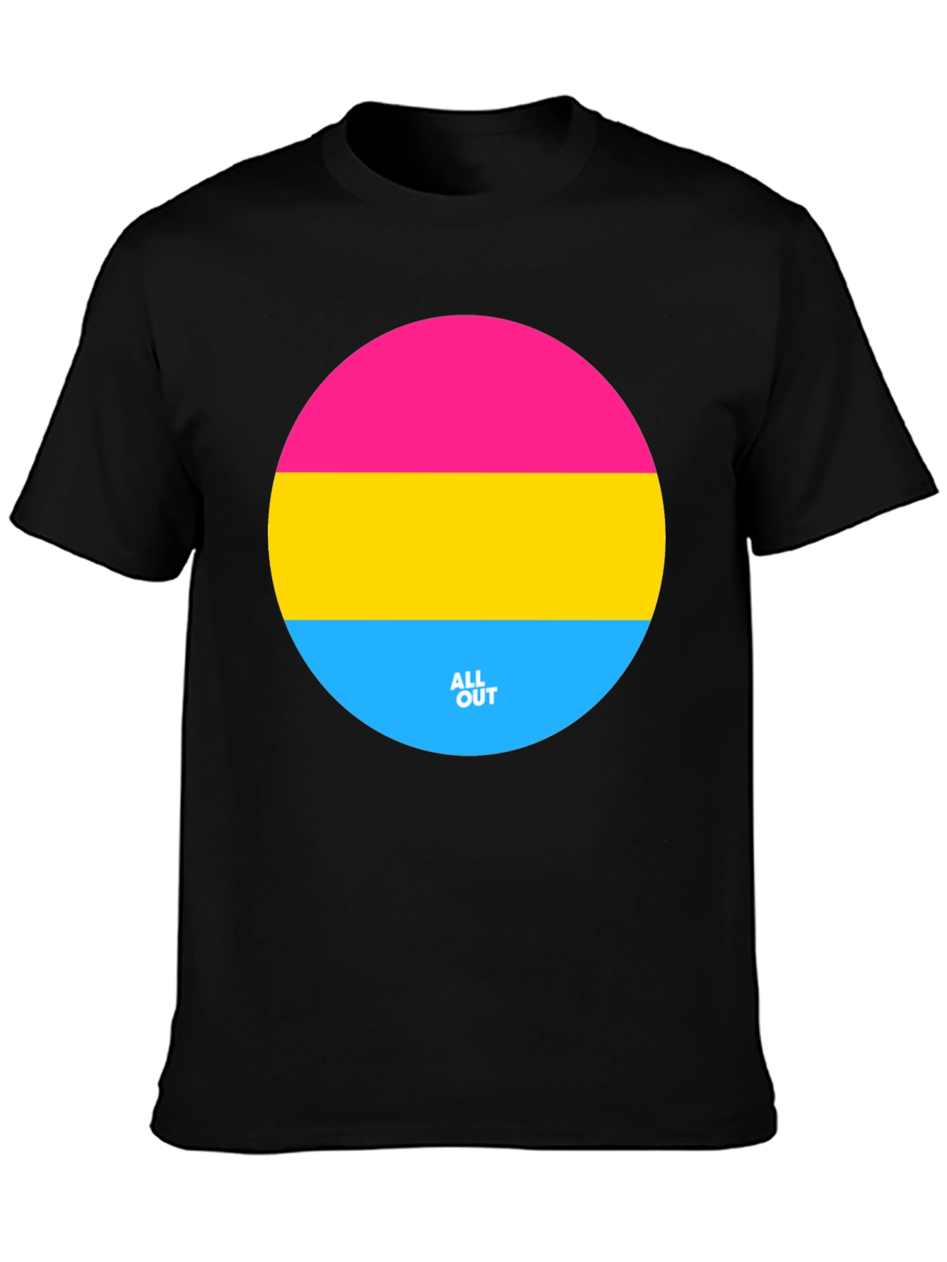 Pansexual Pride T-Shirt - All Out Design