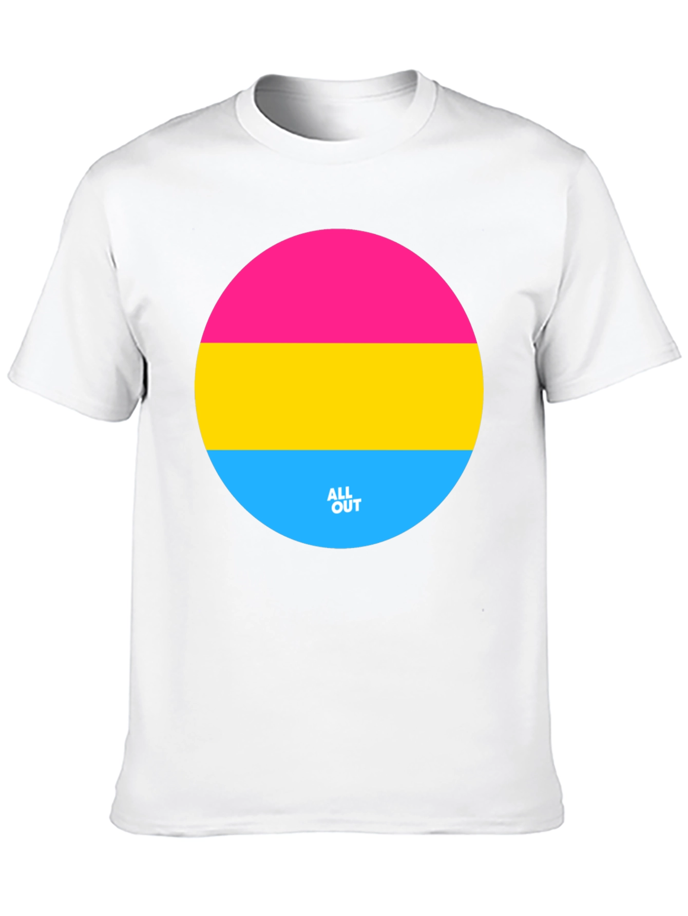 Pansexual Pride T-Shirt - All Out Design