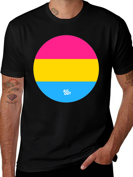 Pansexual Pride T-Shirt - All Out Design