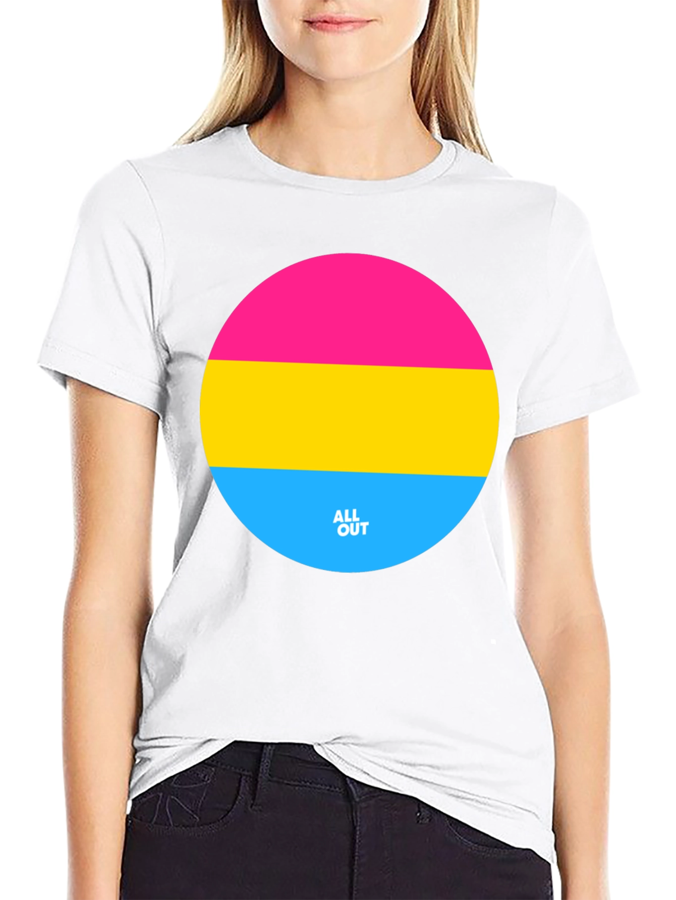 Pansexual Pride T-Shirt - All Out Design