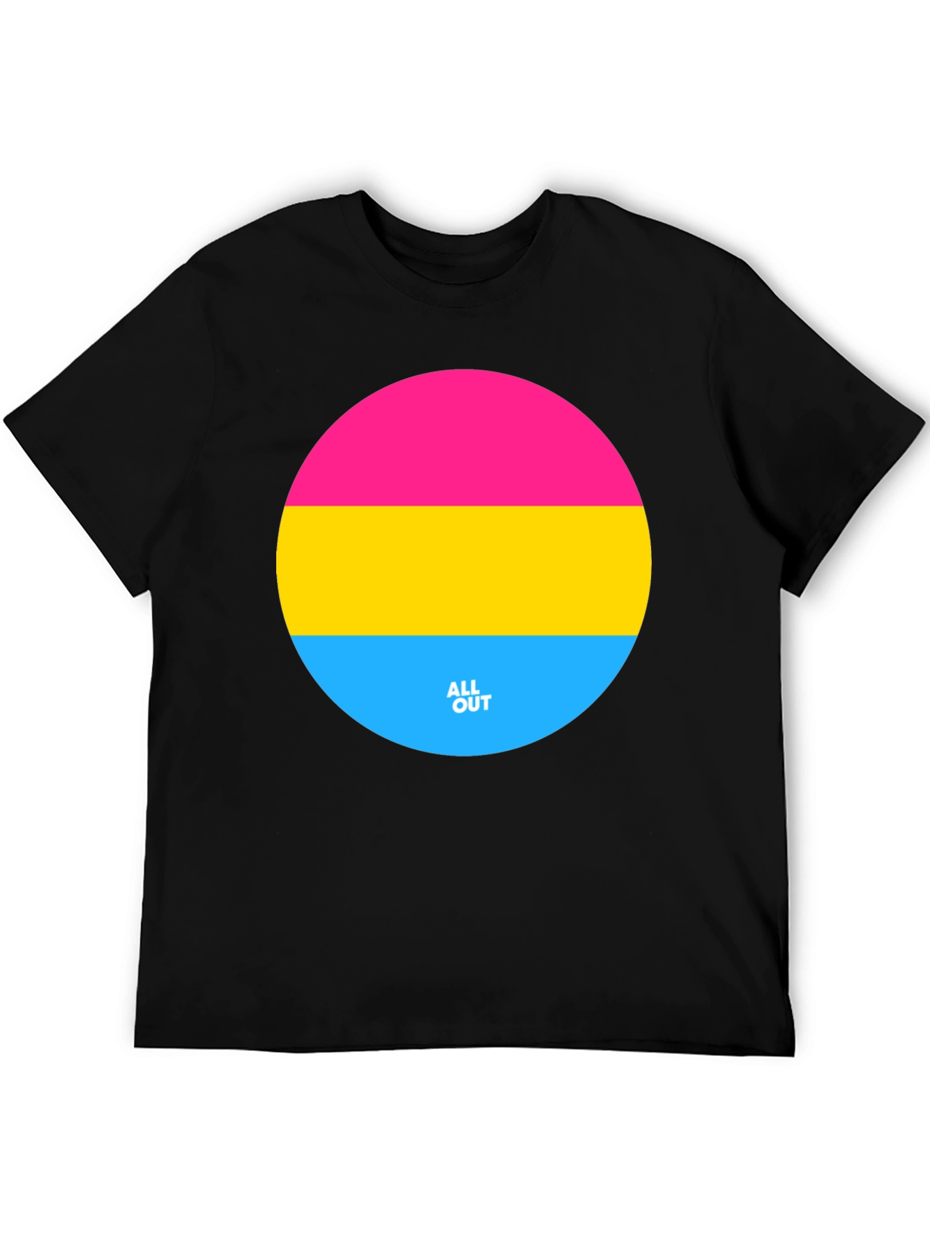 Pansexual Pride T-Shirt - All Out Design