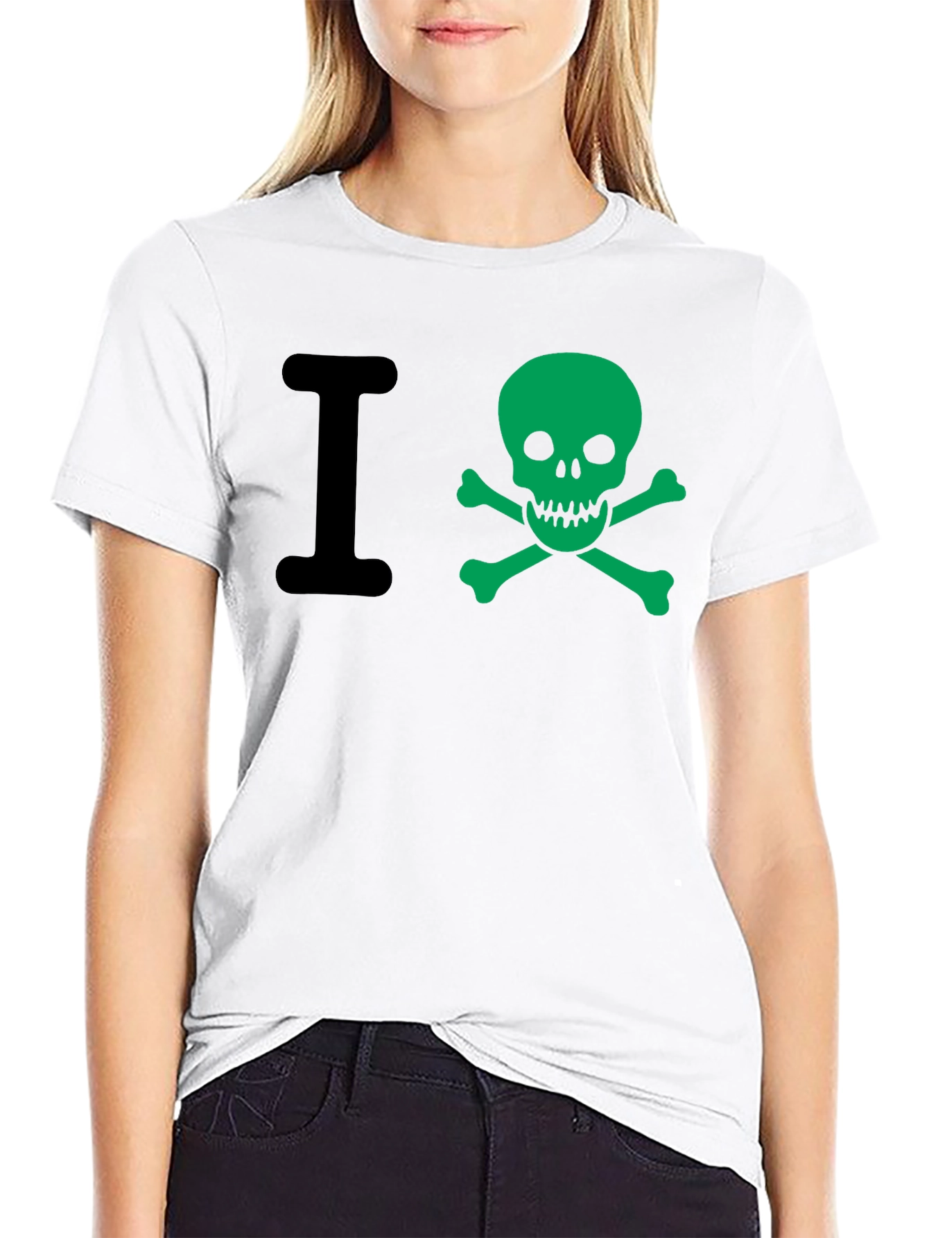 I Love Skull T-Shirt - Mens Graphic Tee