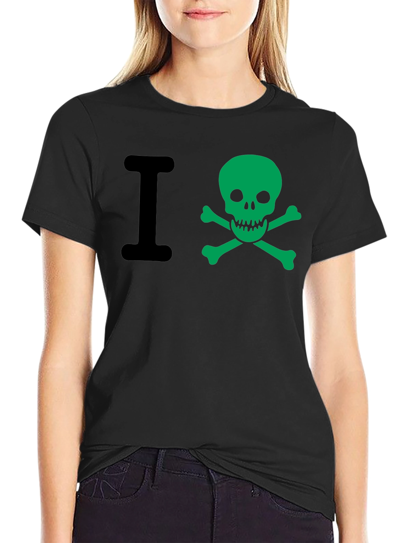 I Love Skull T-Shirt - Mens Graphic Tee