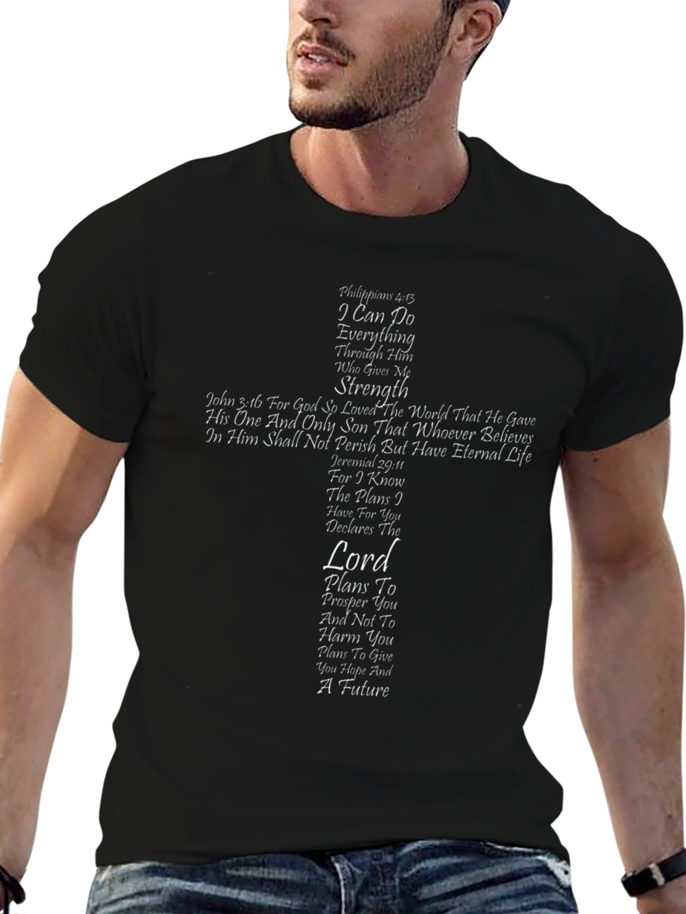 Faith-Inspired Cross T-Shirt: I Can Do Everything