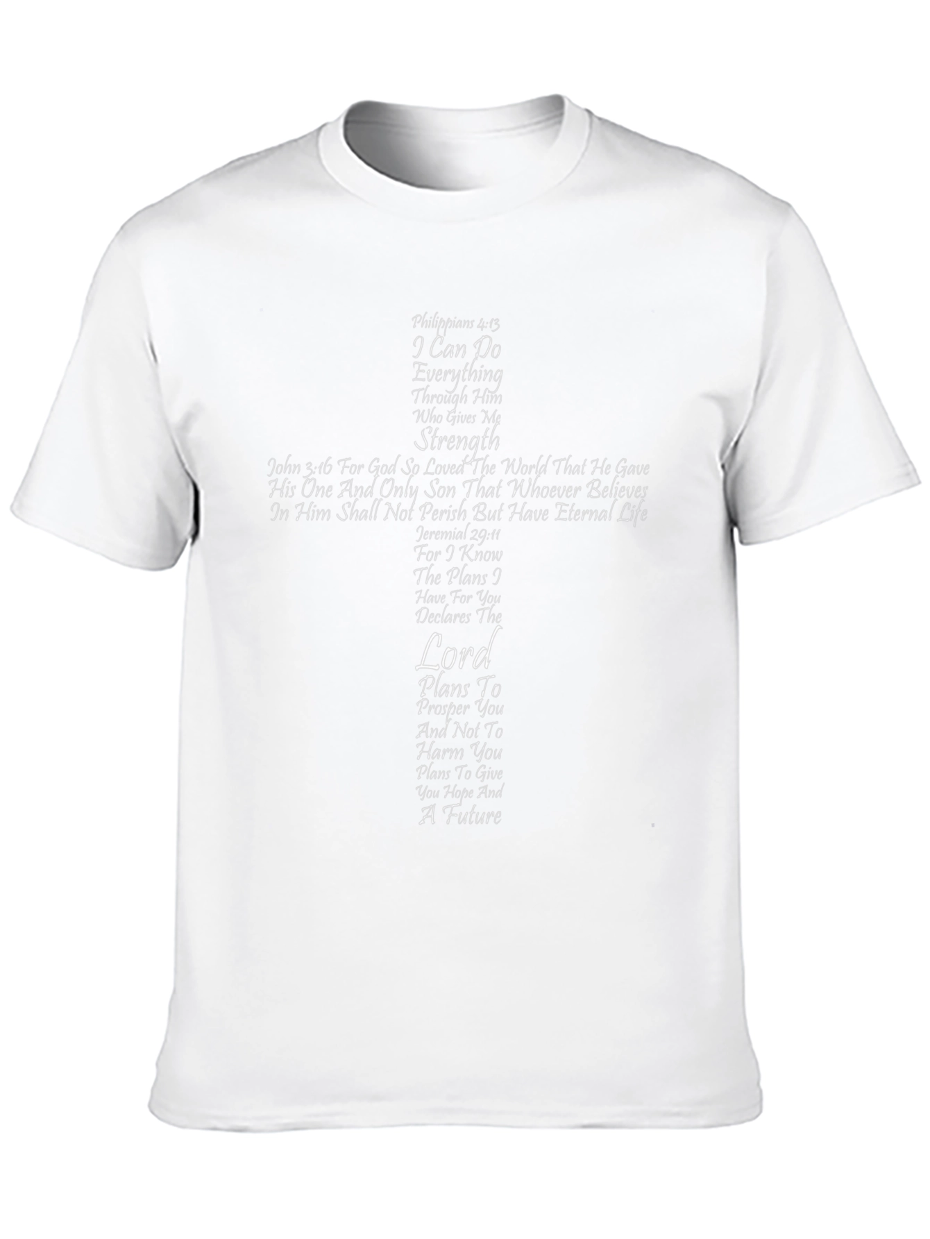 Faith-Inspired Cross T-Shirt: I Can Do Everything
