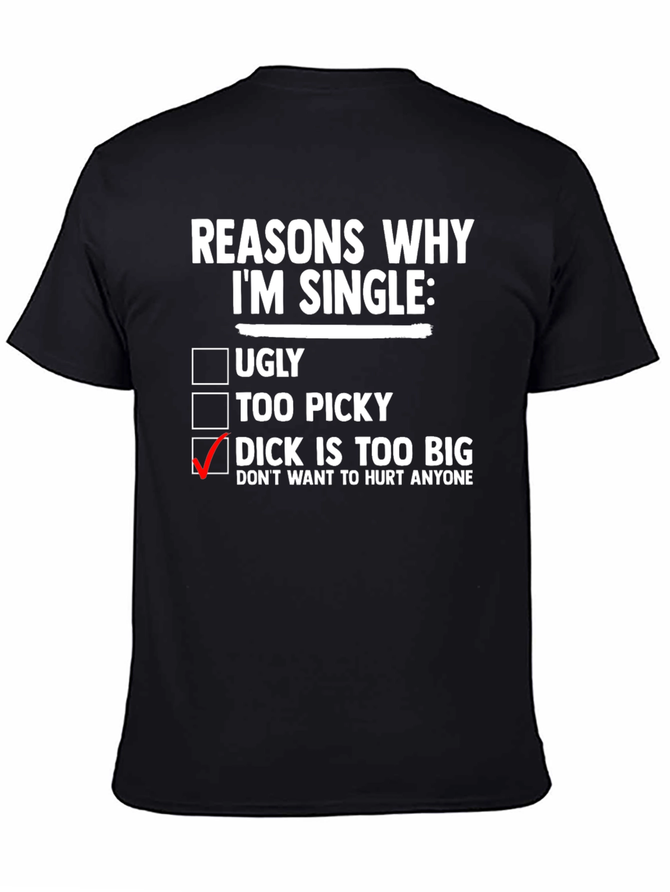 Reasons Why Im Single Funny T-Shirt