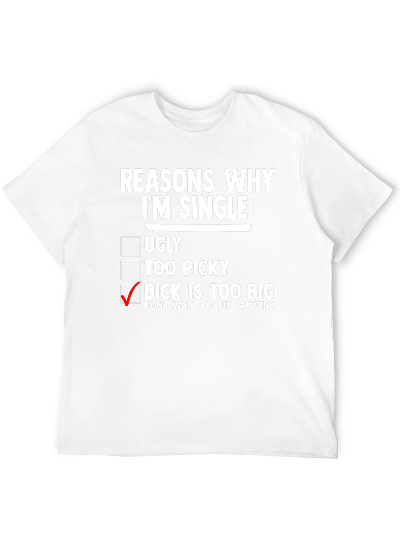 Reasons Why Im Single Funny T-Shirt