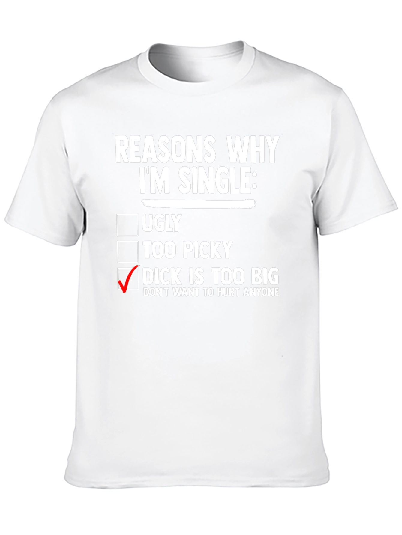Reasons Why Im Single Funny T-Shirt