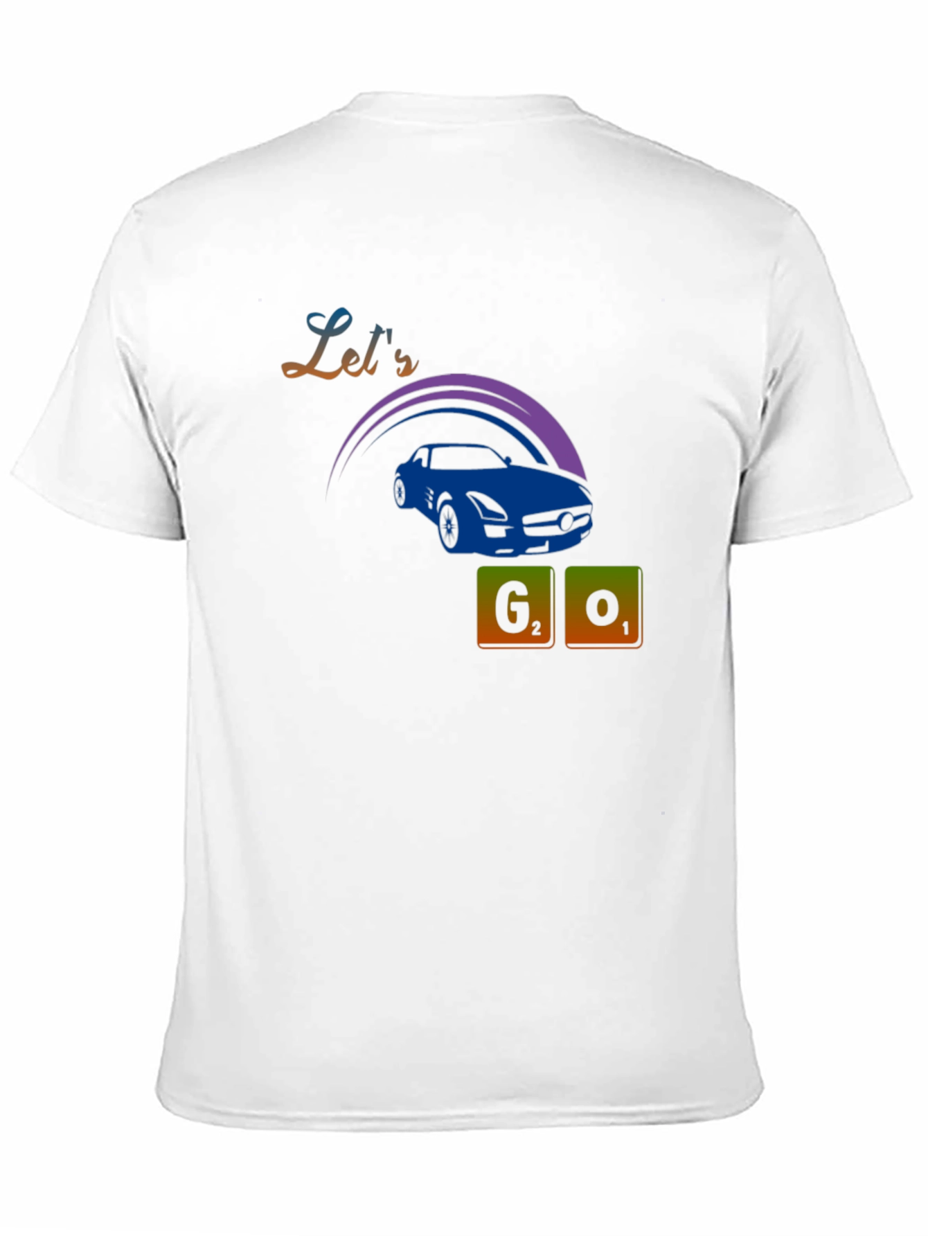 Lets Go Car Graphic Tee - Black