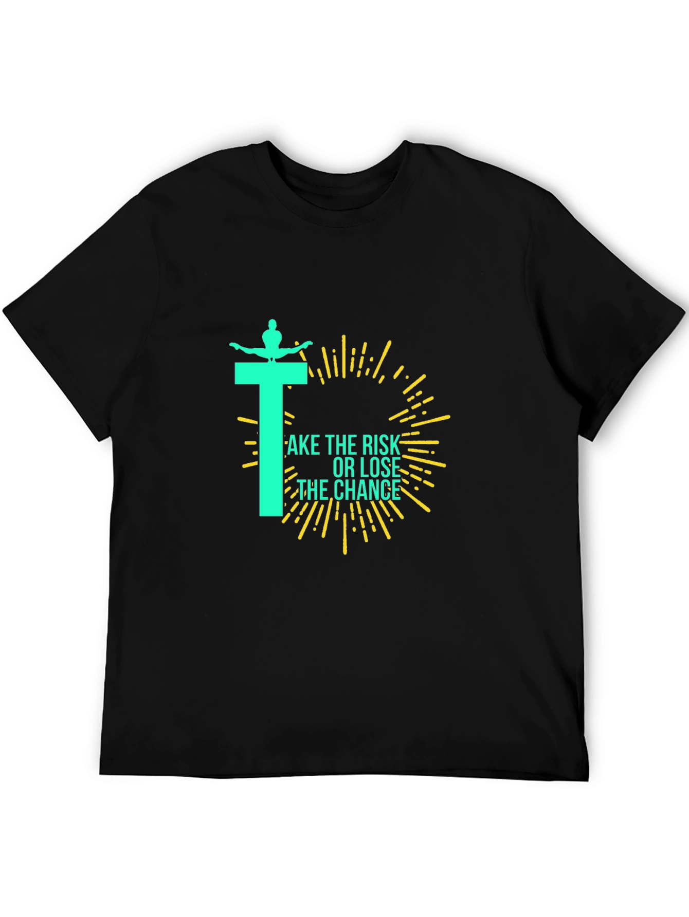Take The Risk Graphic Tee - Black