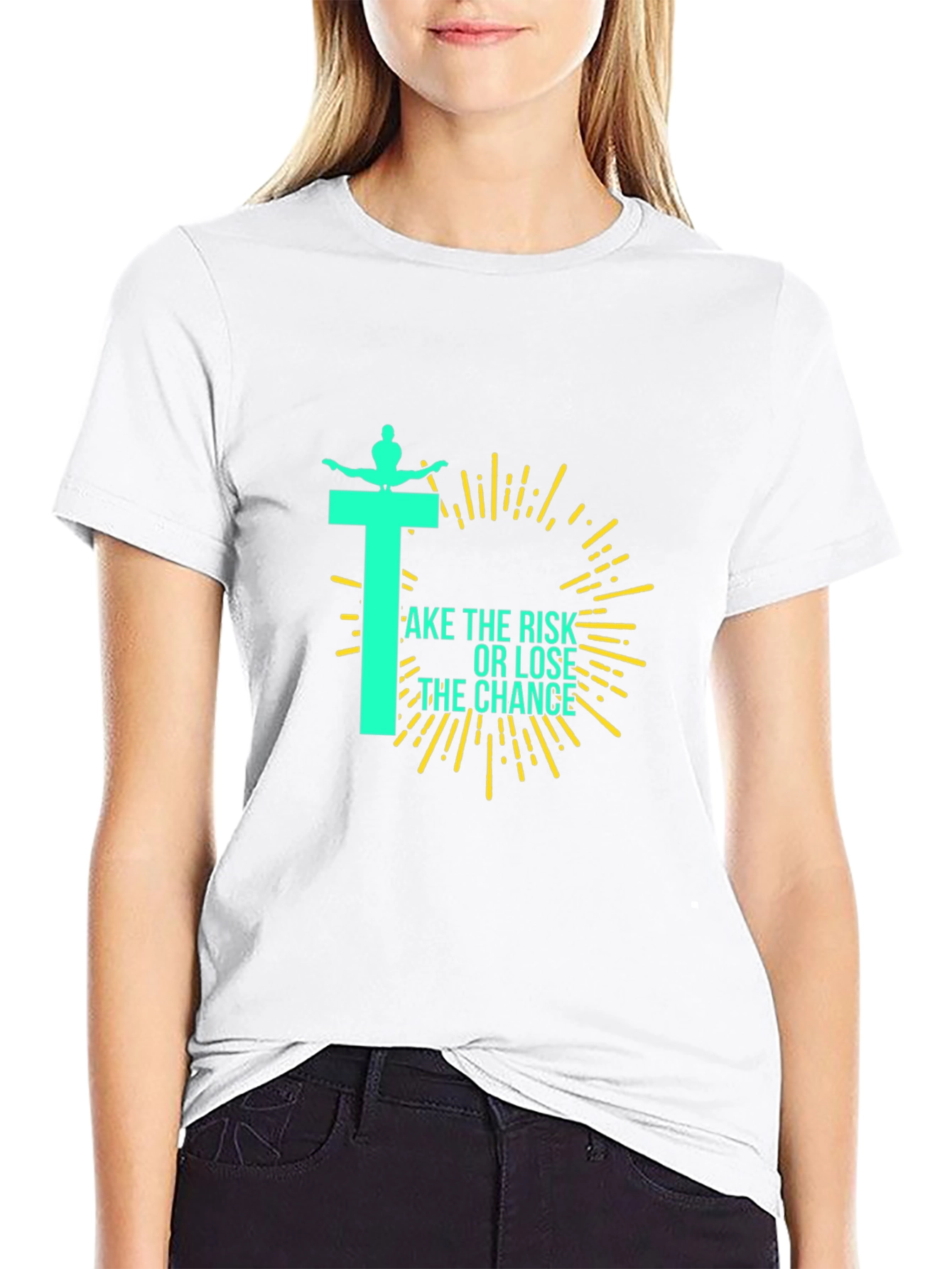 Take The Risk Graphic Tee - Black