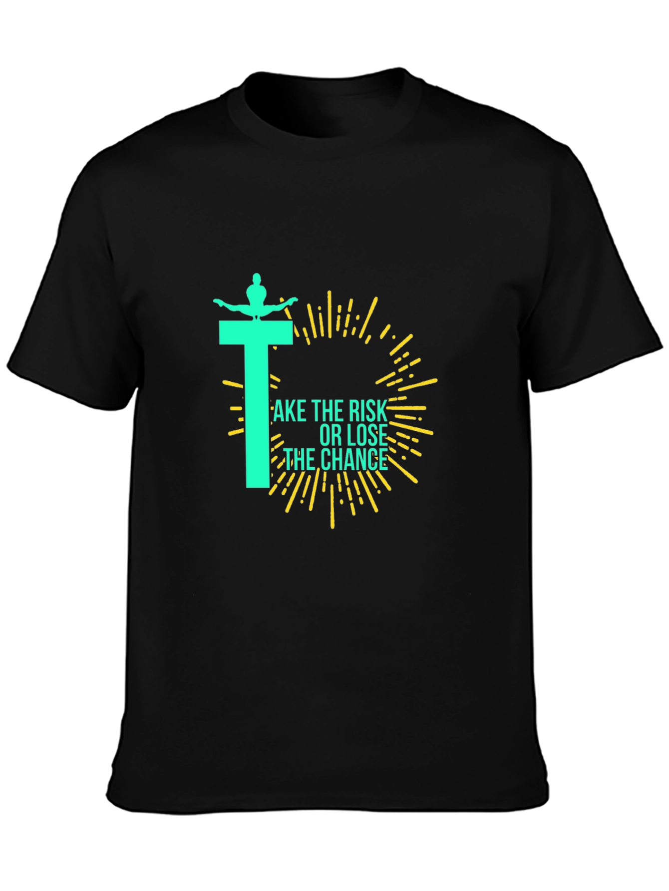Take The Risk Graphic Tee - Black