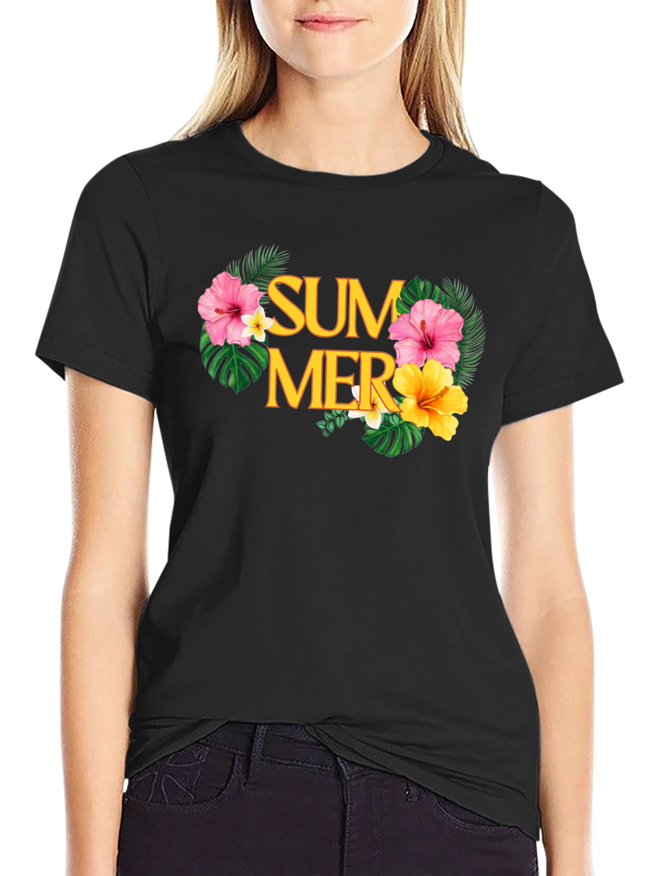 Tropical Summer Graphic T-Shirt